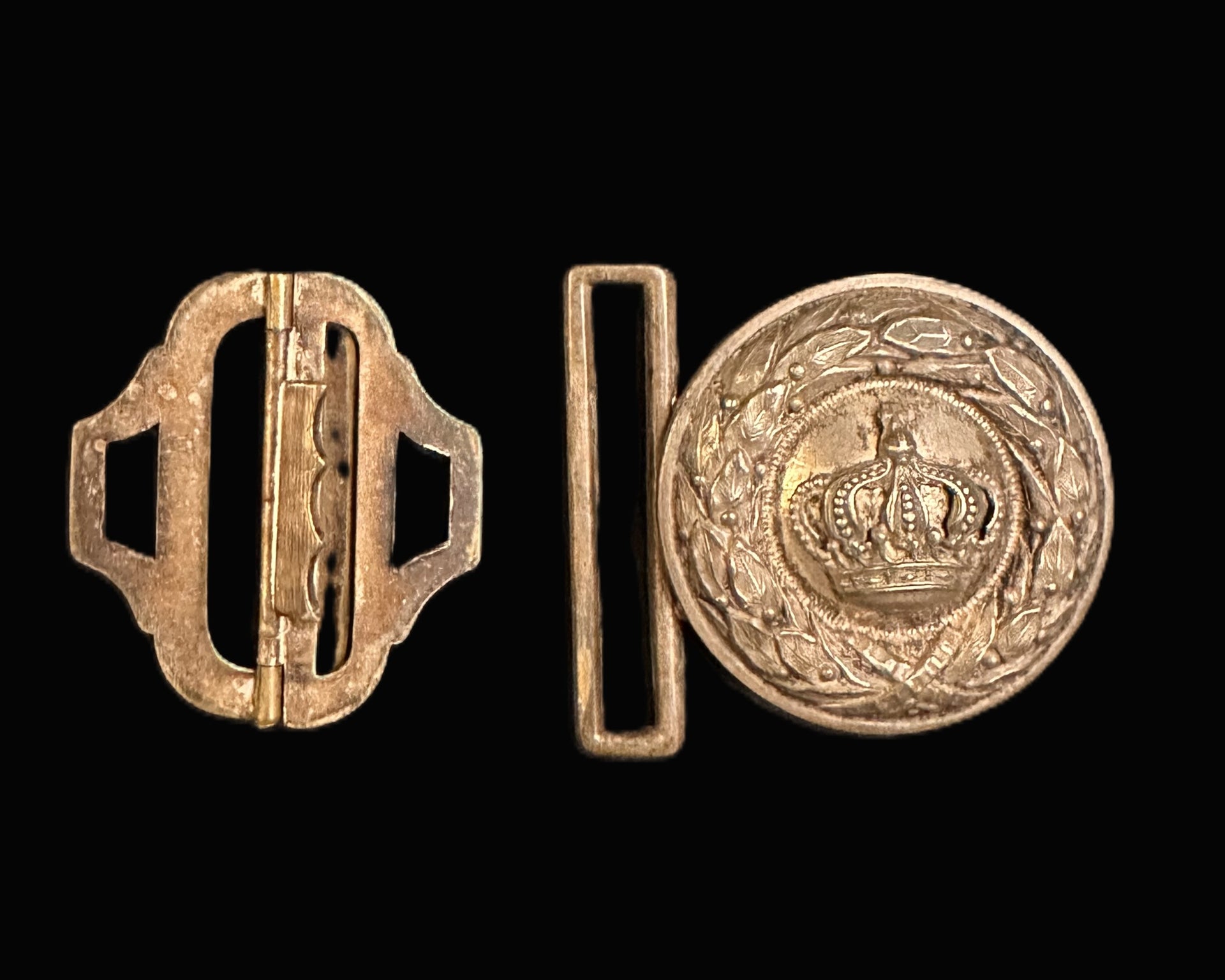 Prussian Officer’s Two-Piece Belt Buckle