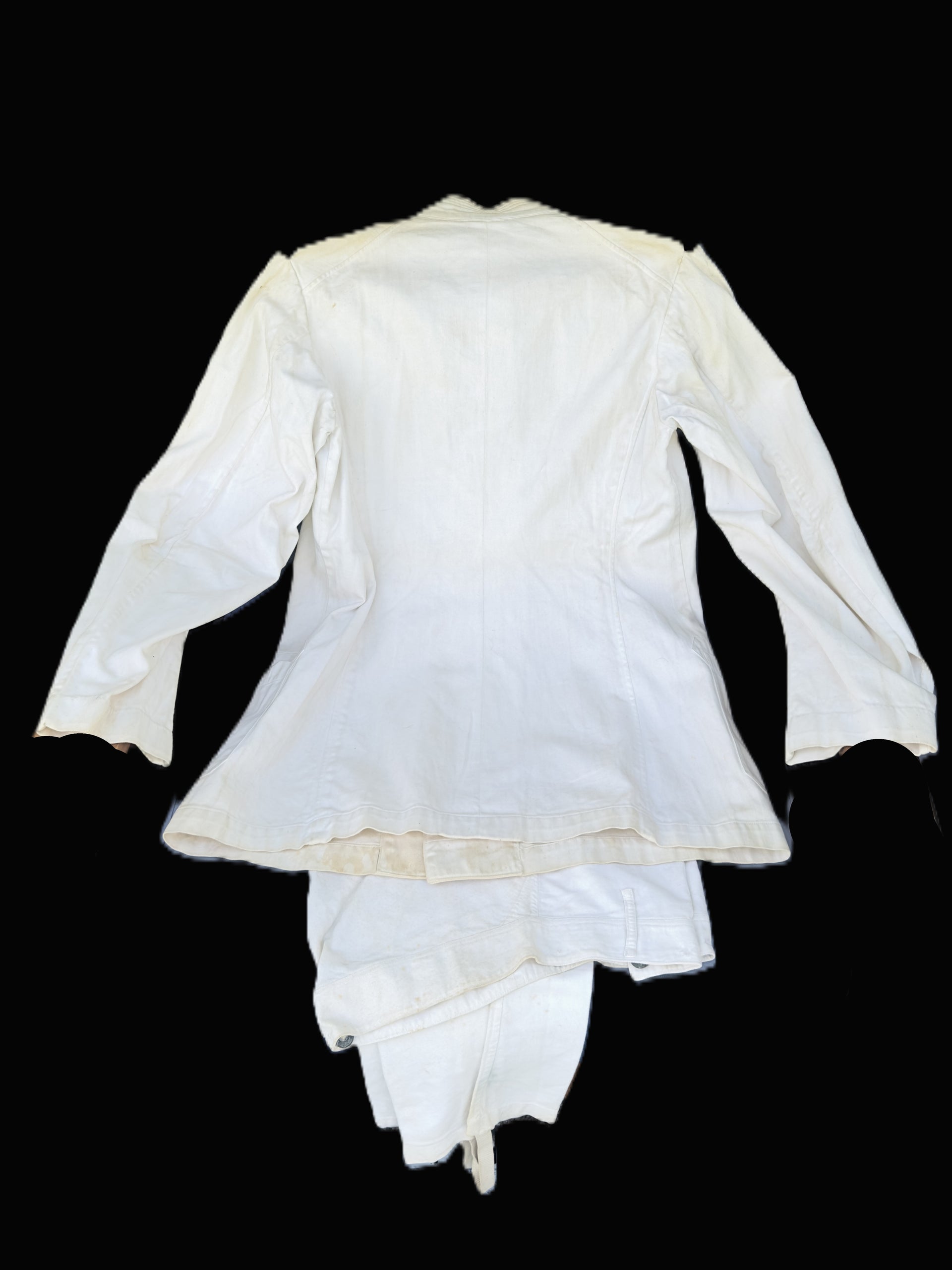 Imperial Kaiserliche Marine Officer Tropical White Uniform Named Steinmuller