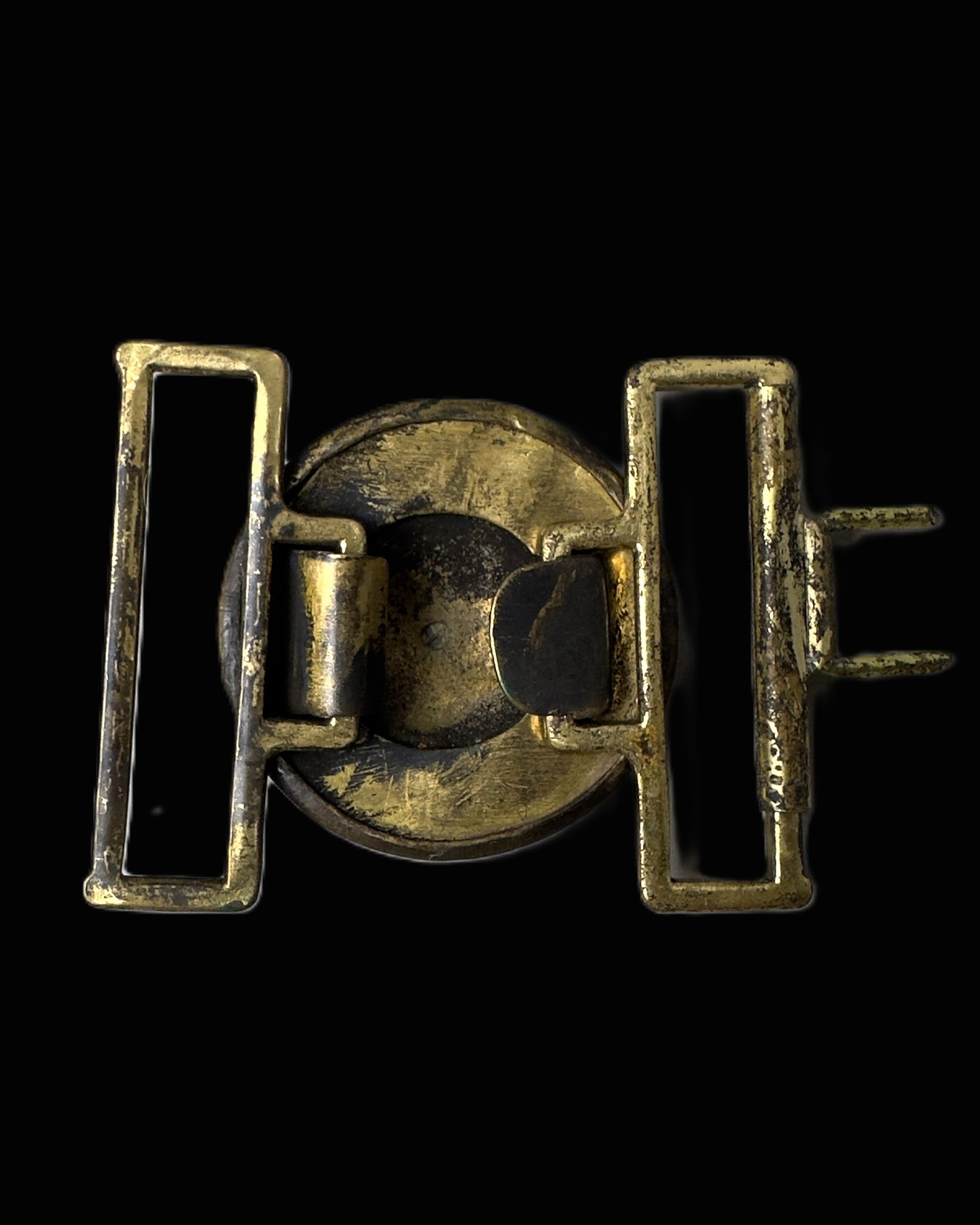 Imperial German Prussian Officer’s Gilt Feldbinde Buckle – Wilhelm II