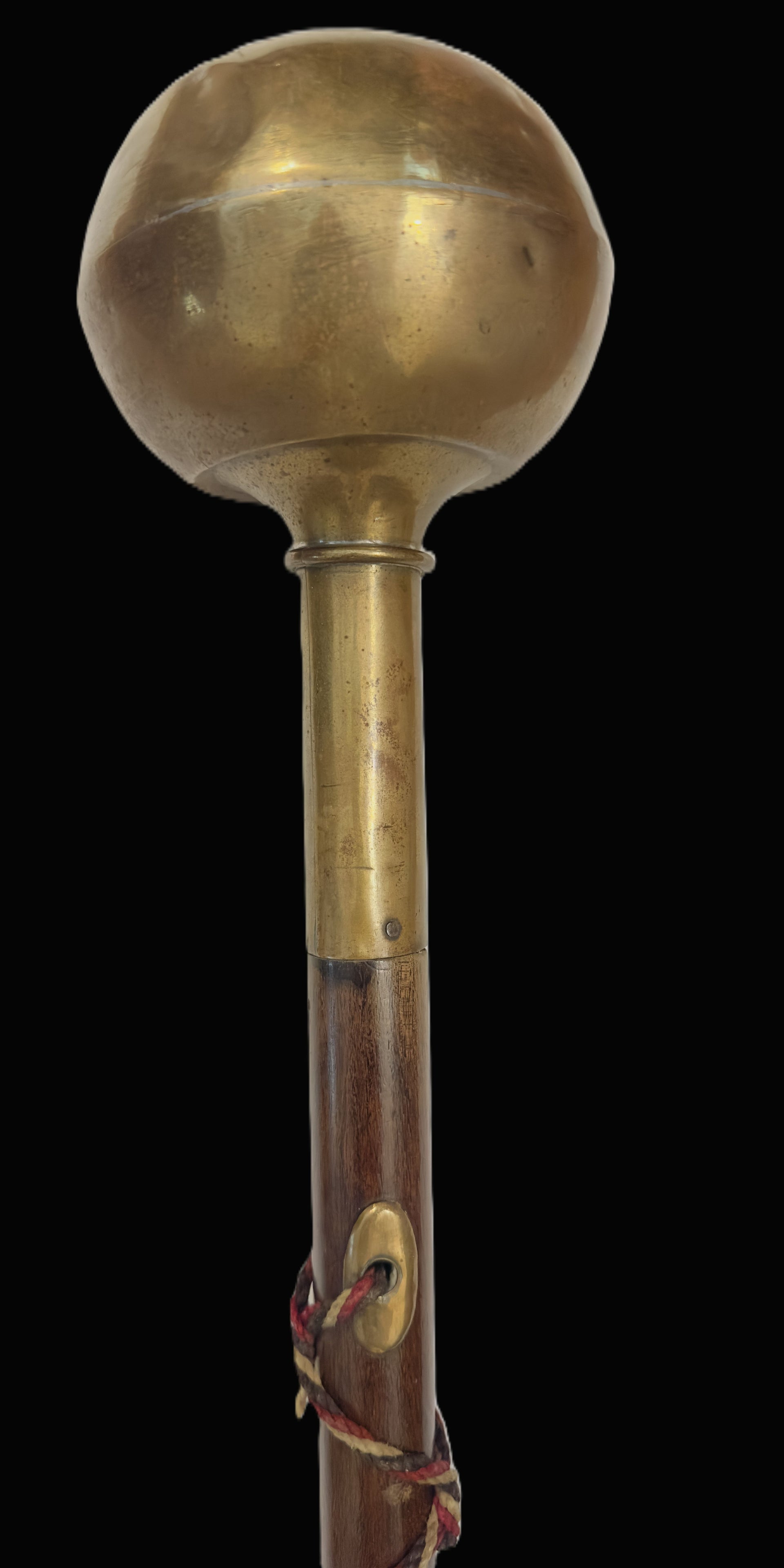 Imperial German Drum Major Tambourstab Parade Mace w/Imperial Colors