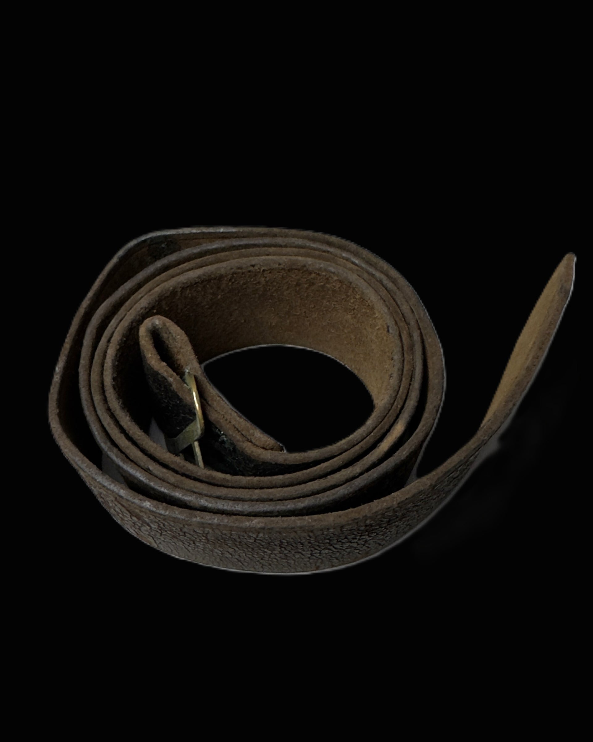 Imperial German WWI Enlisted Leather Koppel Belt with Brass Hook