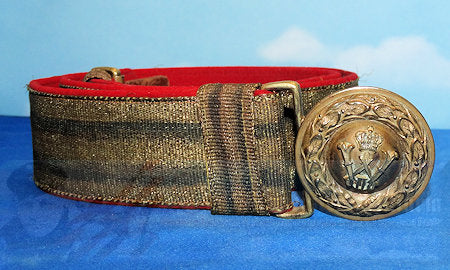 German General Officer's dress brocade belt  - Derrittmeister Militaria Group