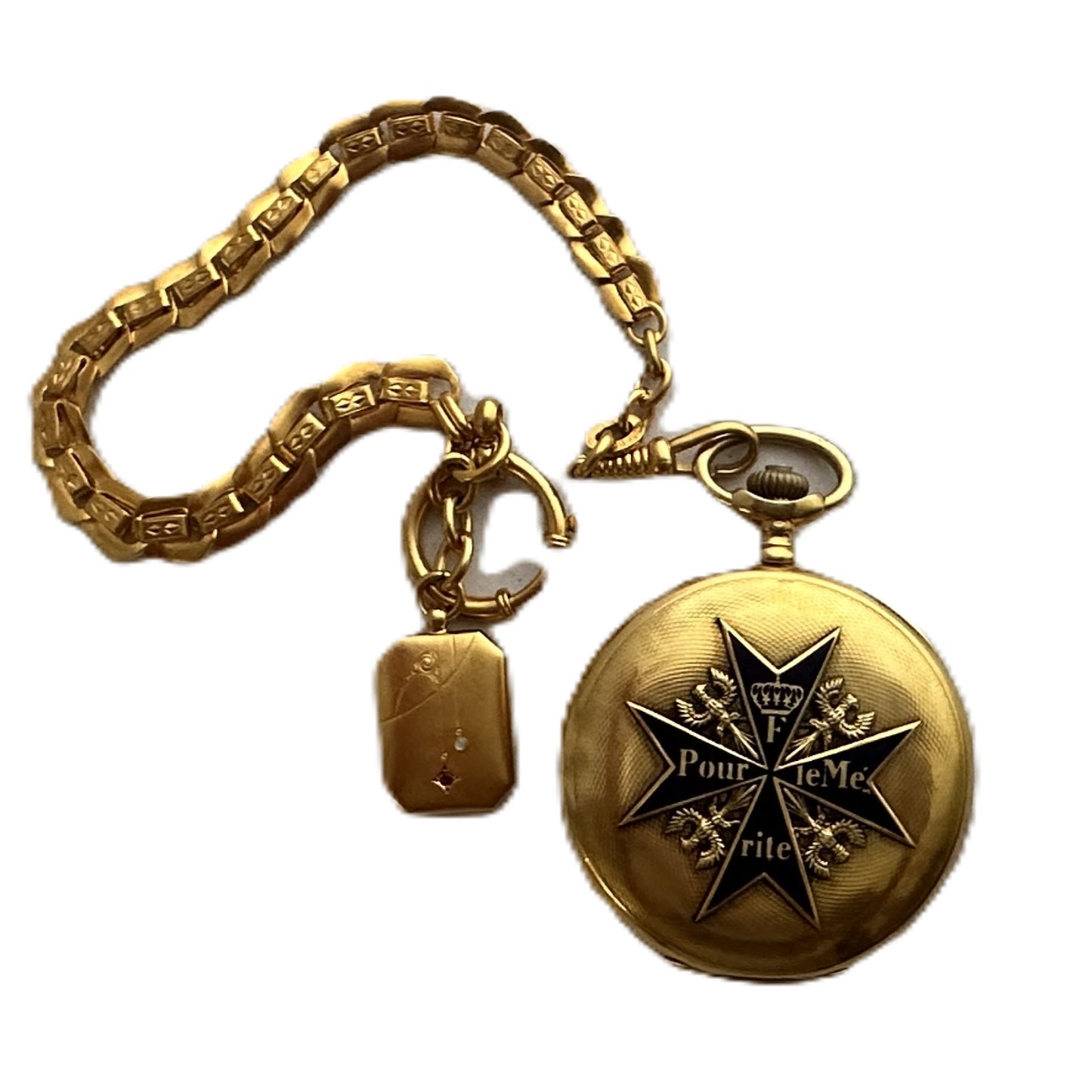 Longines Pocket Watch with Pour le Mérite Emblem