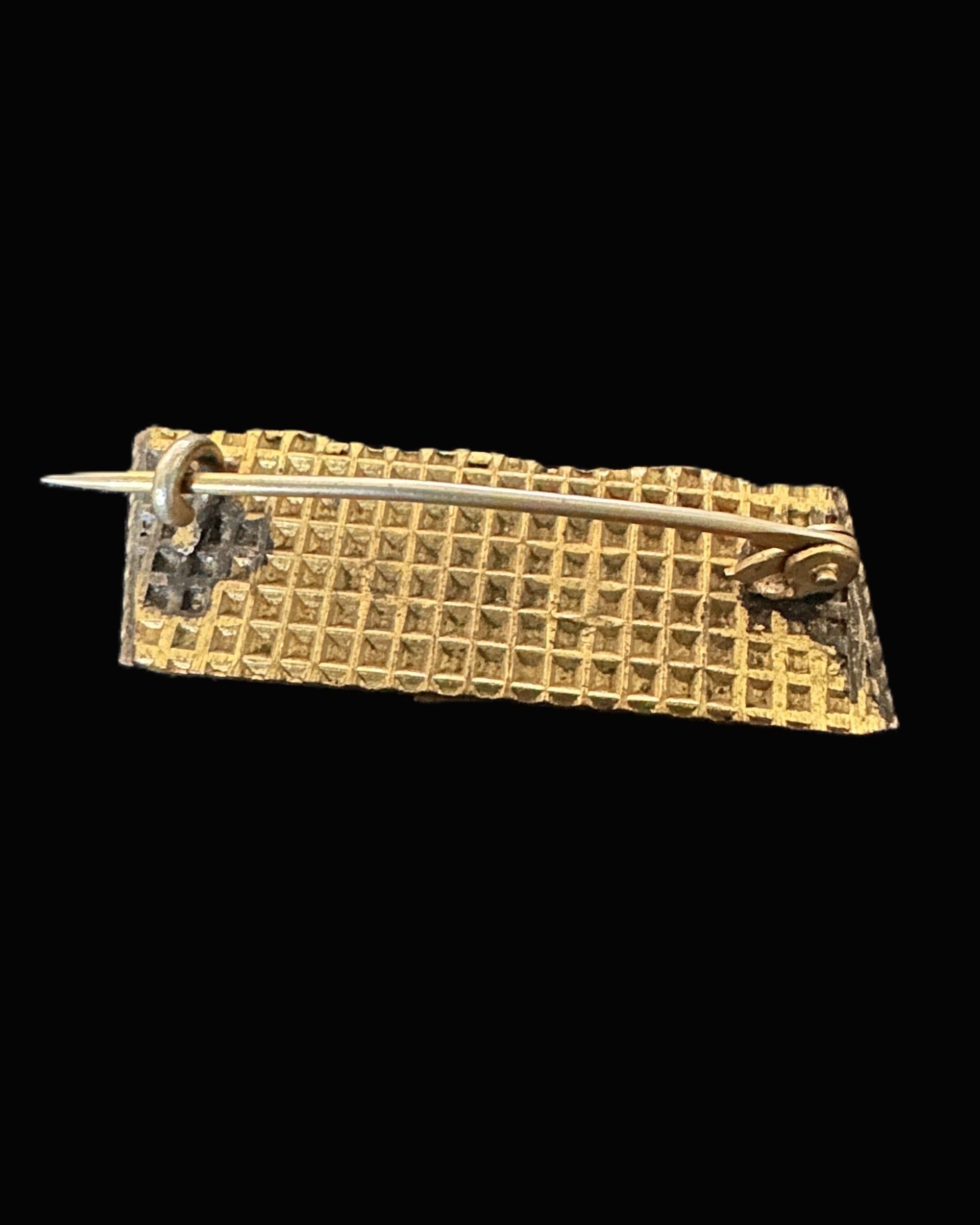 WWI German Patriotic Brooch with Iron Cross and Oak Leaves, 1914