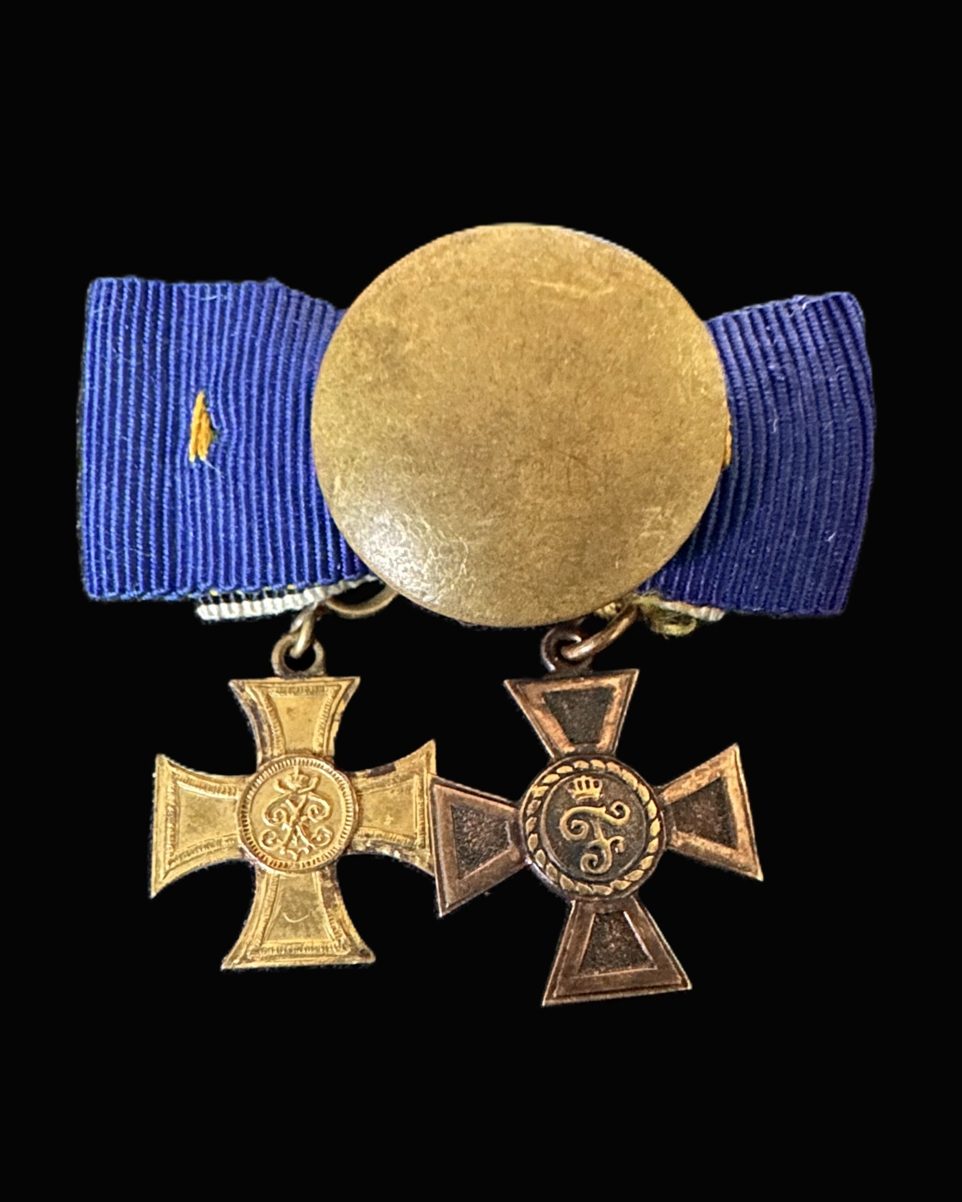 Prussian Two-Place Miniature Medal Bar – 1870/71 Franco-Prussian War