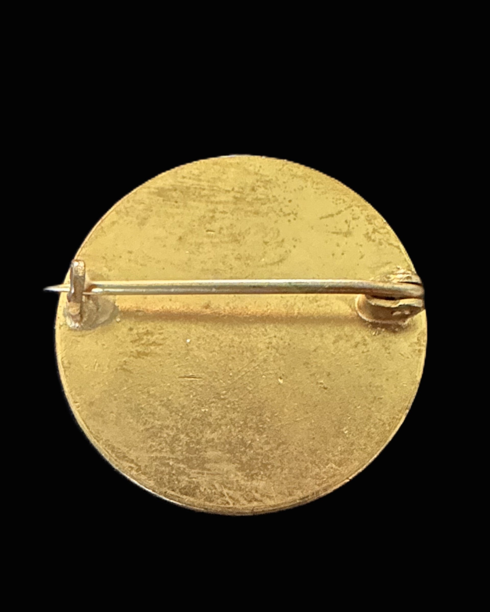 German WWI Stahlhelm Soldier Profile Commemorative Tinnie Pin