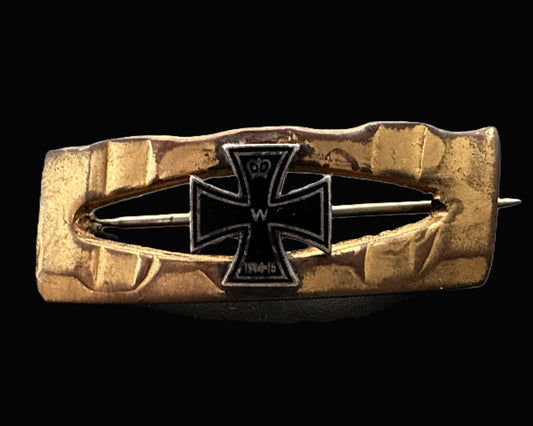 German WWI Iron Cross 1914-1915 Miniature Brooch