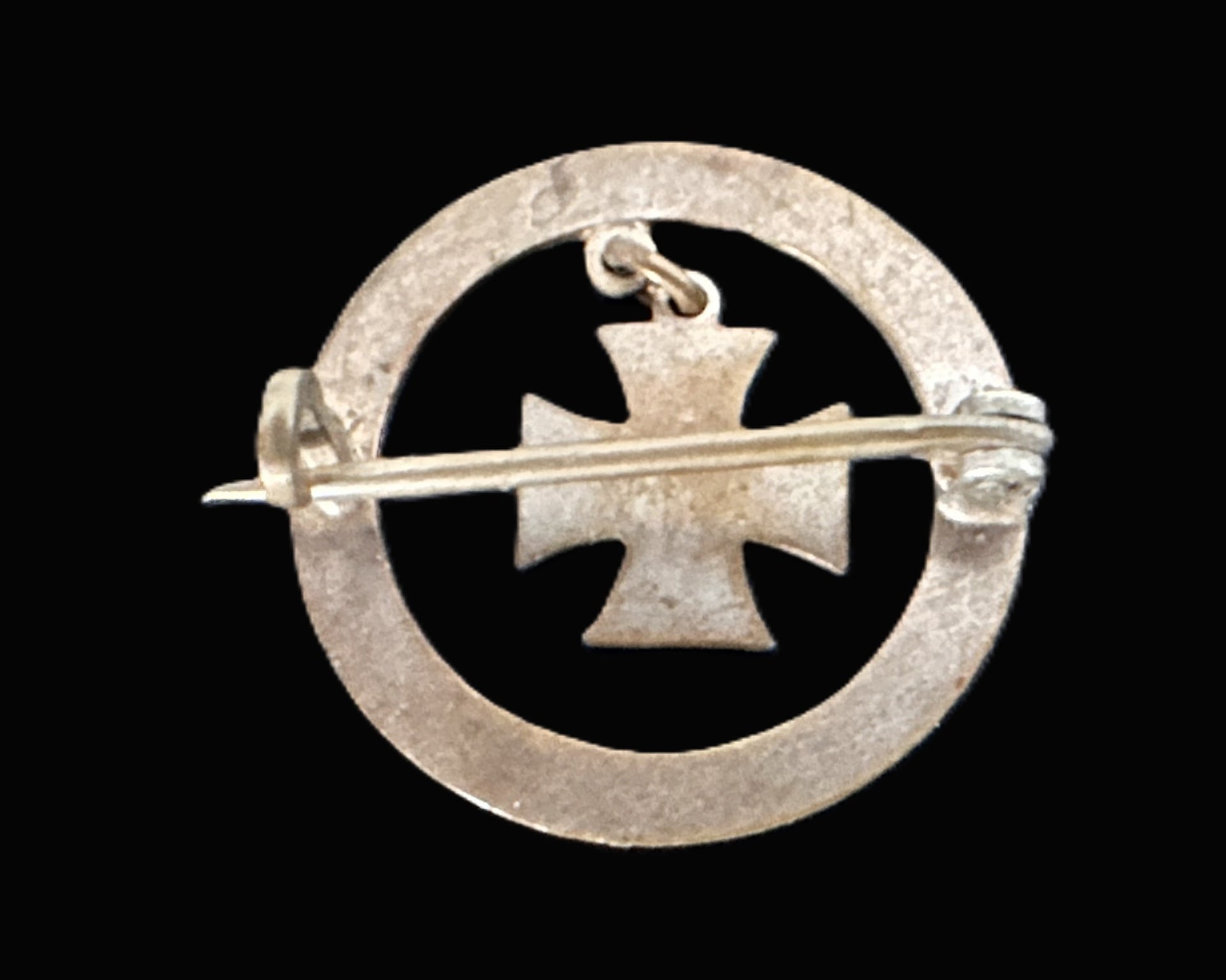 Imperial German Iron Cross Miniature Brooch Pin – 1914