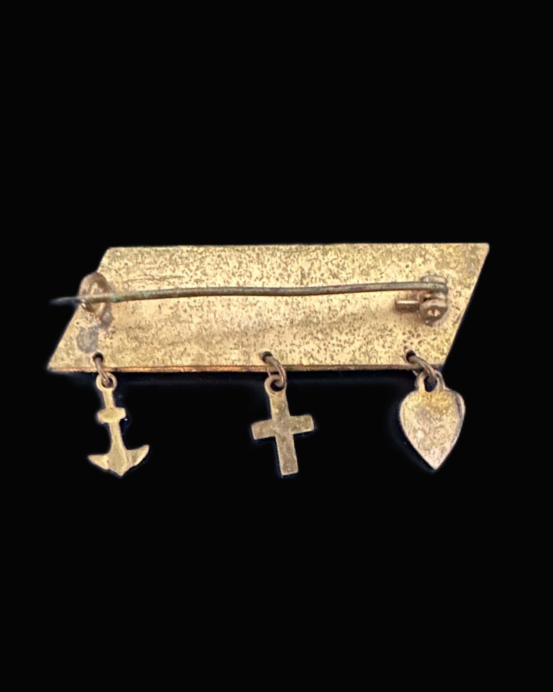 Imperial German Iron Cross Brooch with Charms – 1914/15 Commemorative