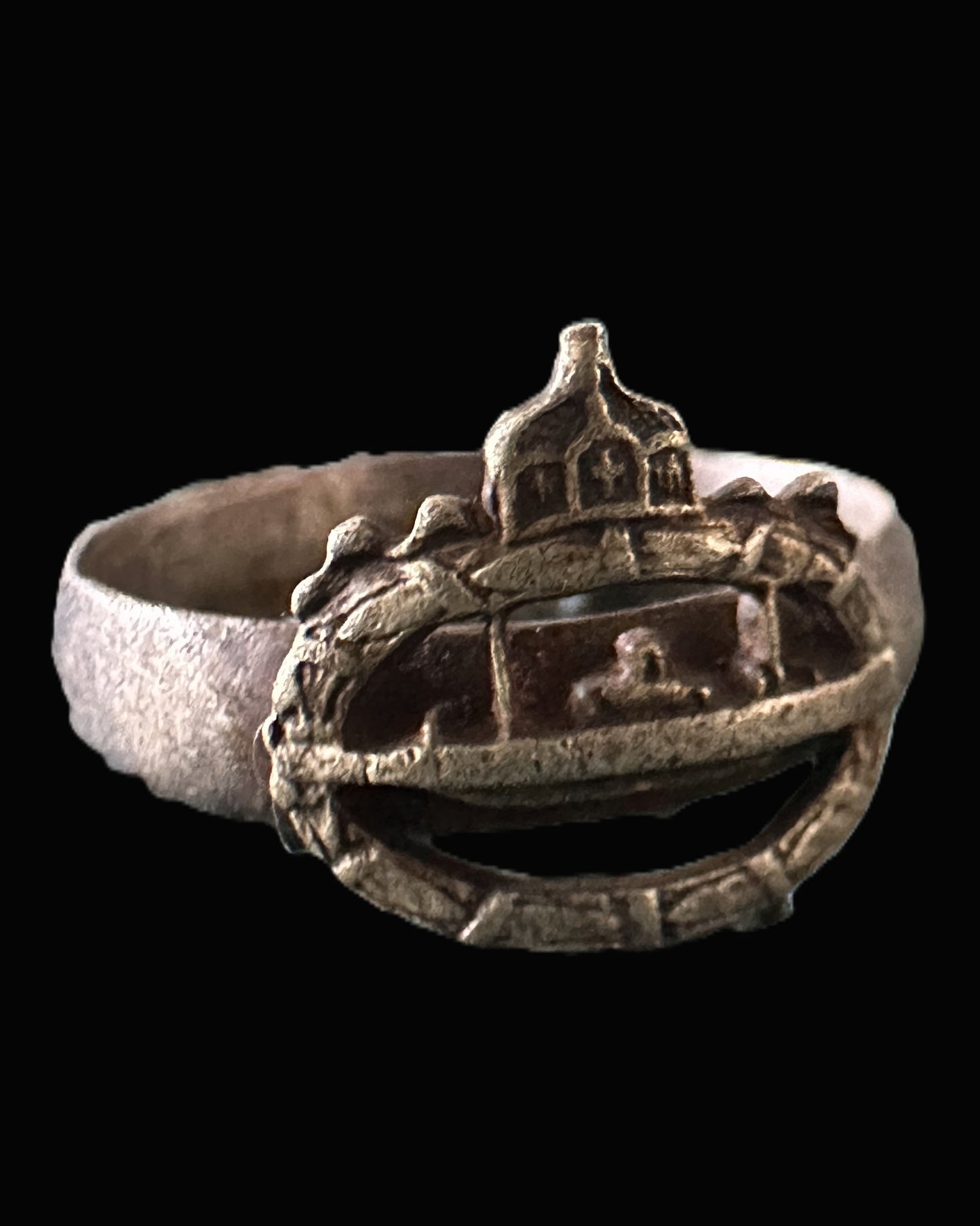 Imperial German Navy U-Boat Commemorative Ring – Rare Trench Art Style