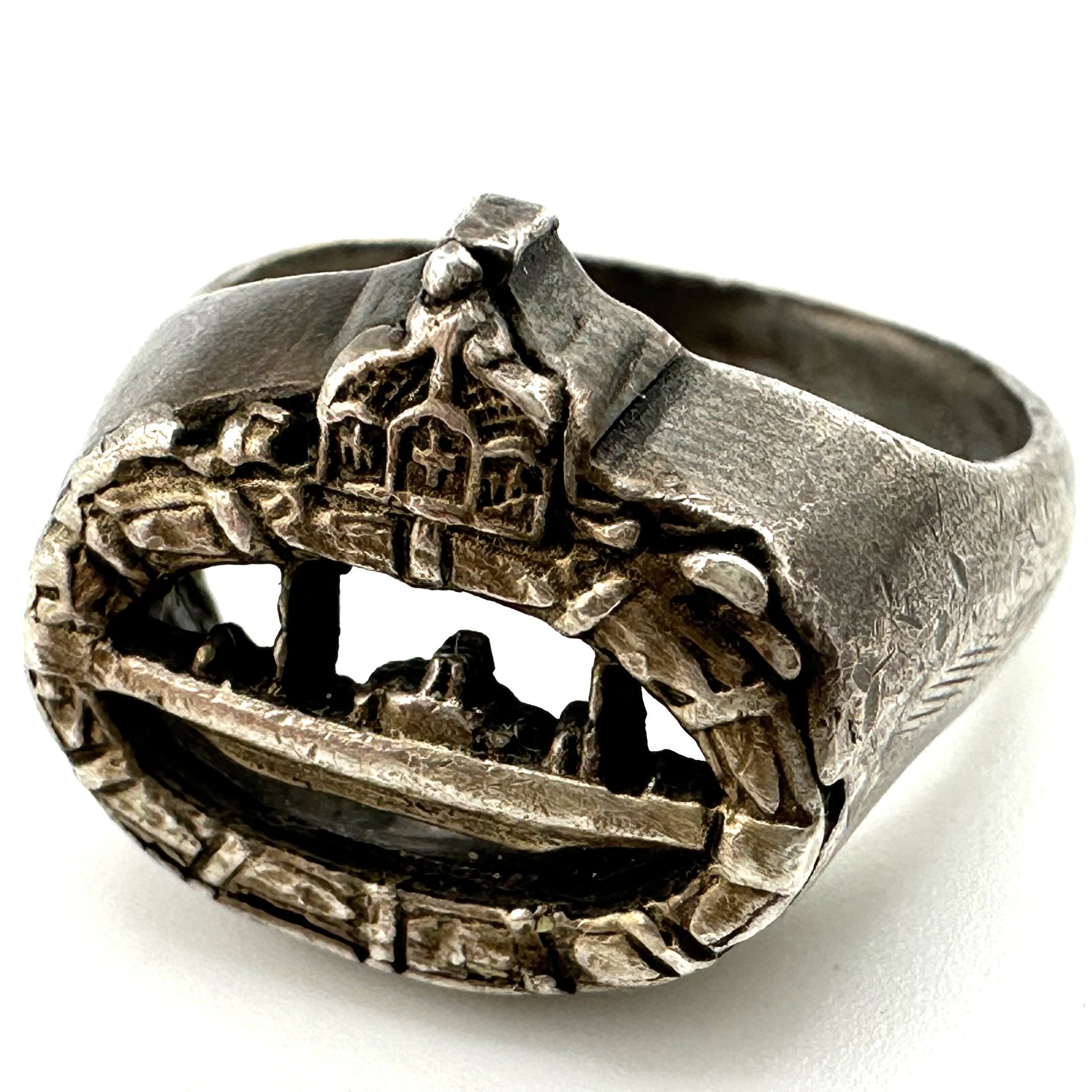 Patriotic U-Boot Badge Ring - Derrittmeister Militaria Group