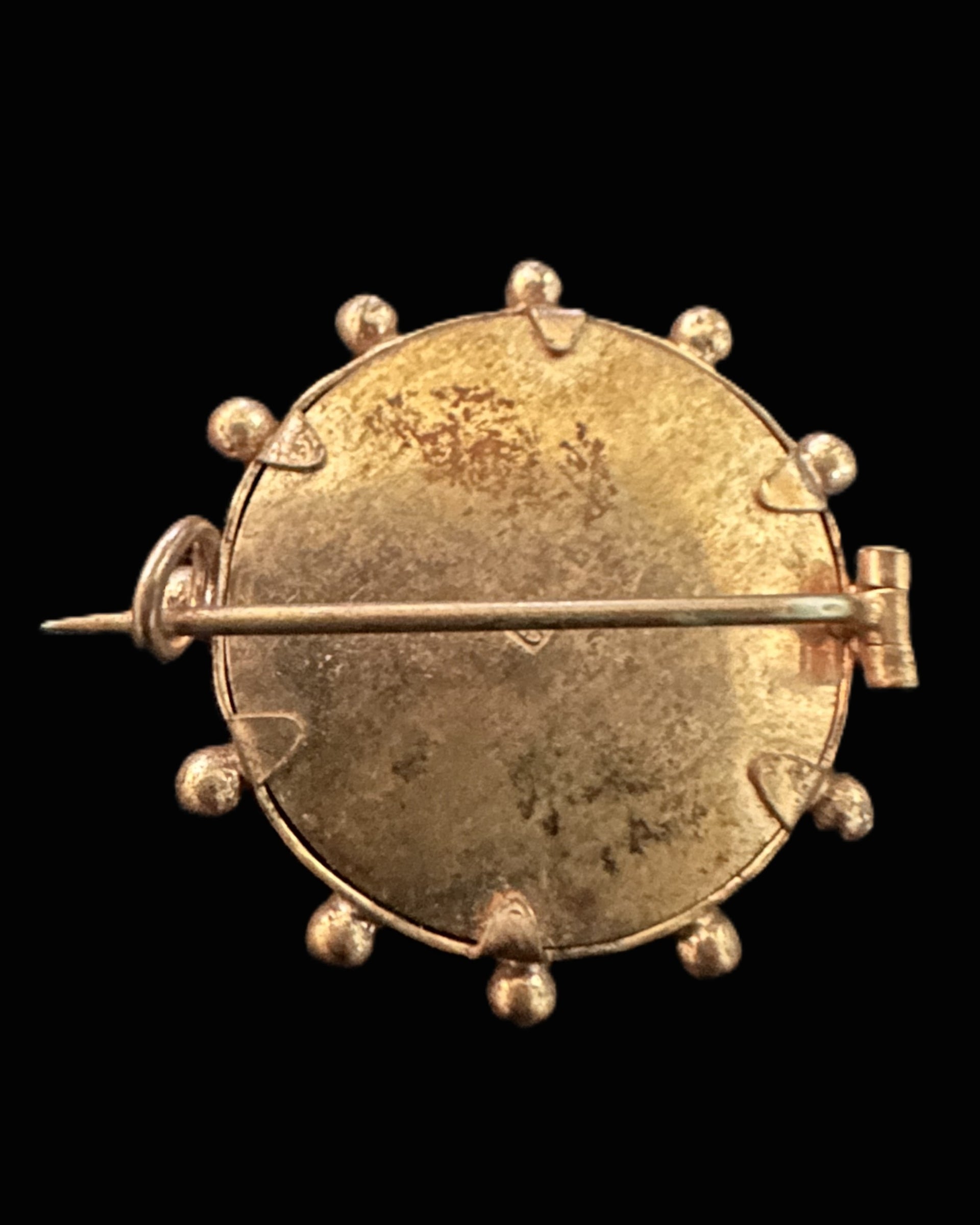Imperial German Portrait Brooch of Young Officer, c. 1900