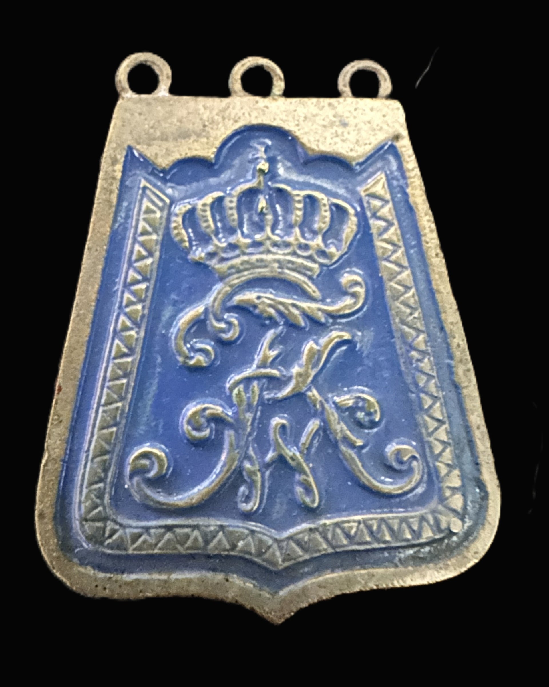 Prussian Kaiser Wilhelm II Enamel Fundraising Badge