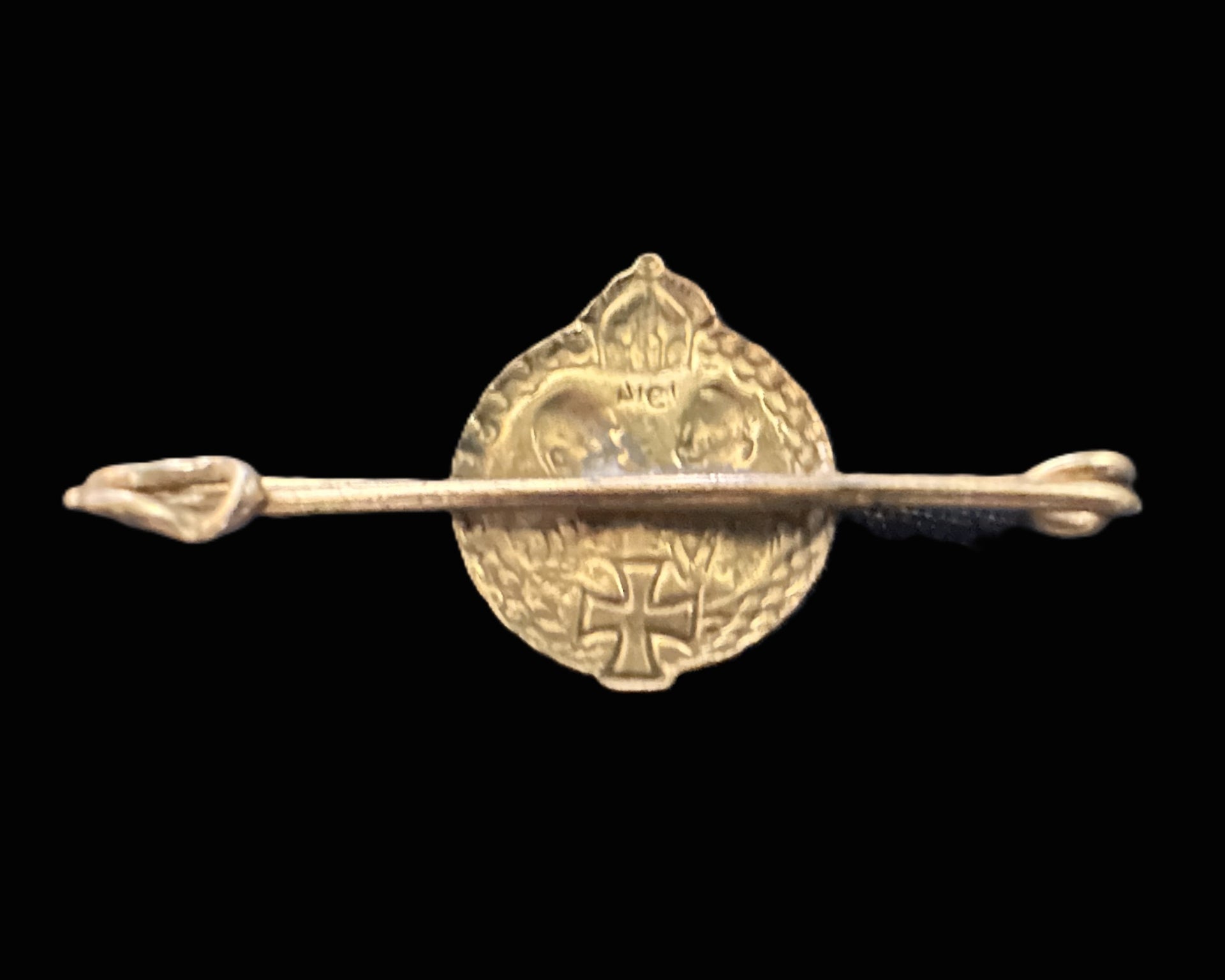 Imperial German Brooch – Kaiser Wilhelm II Emperor Franz Josef 1914
