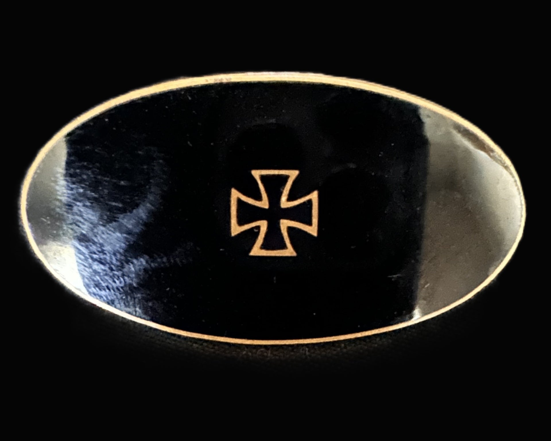 Imperial German Iron Cross Enamel Lapel Brooch – WWI Era