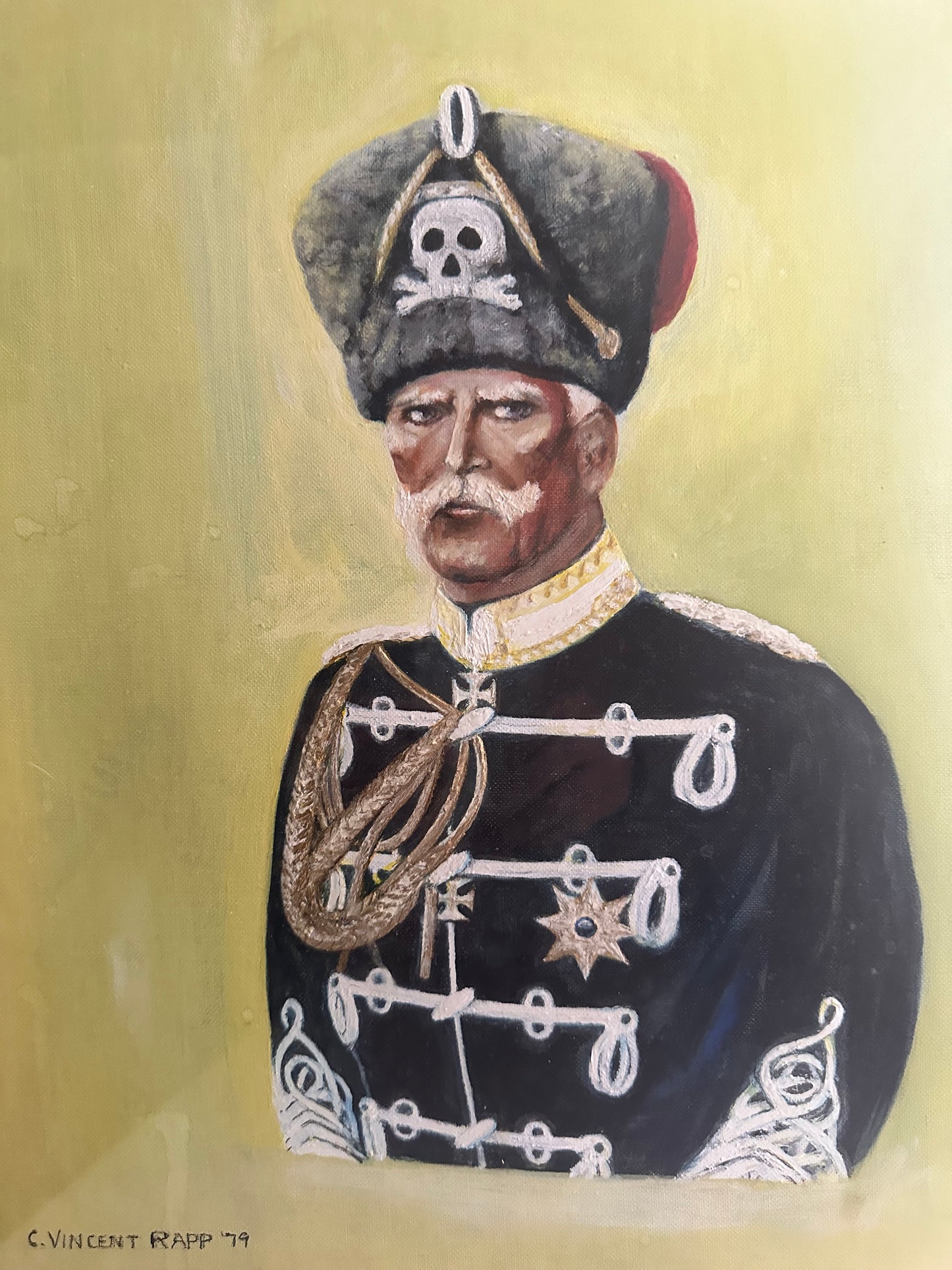 General August von Mackensen Painting by C. Vincent Rapp (1979)