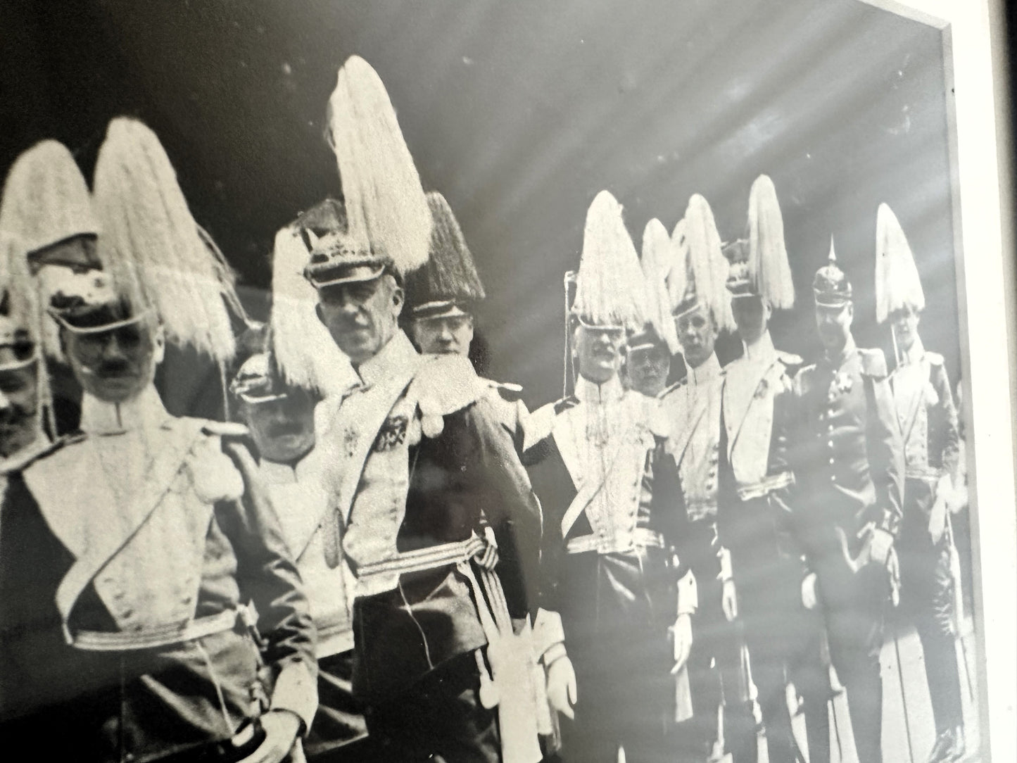 Framed Photograph of German Military Officers