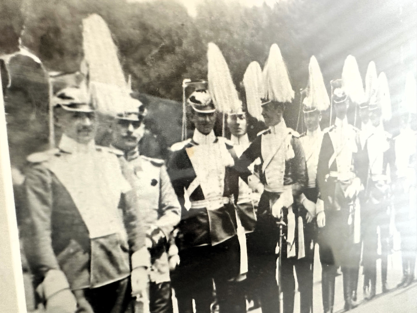 Framed Photograph of German Military Officers