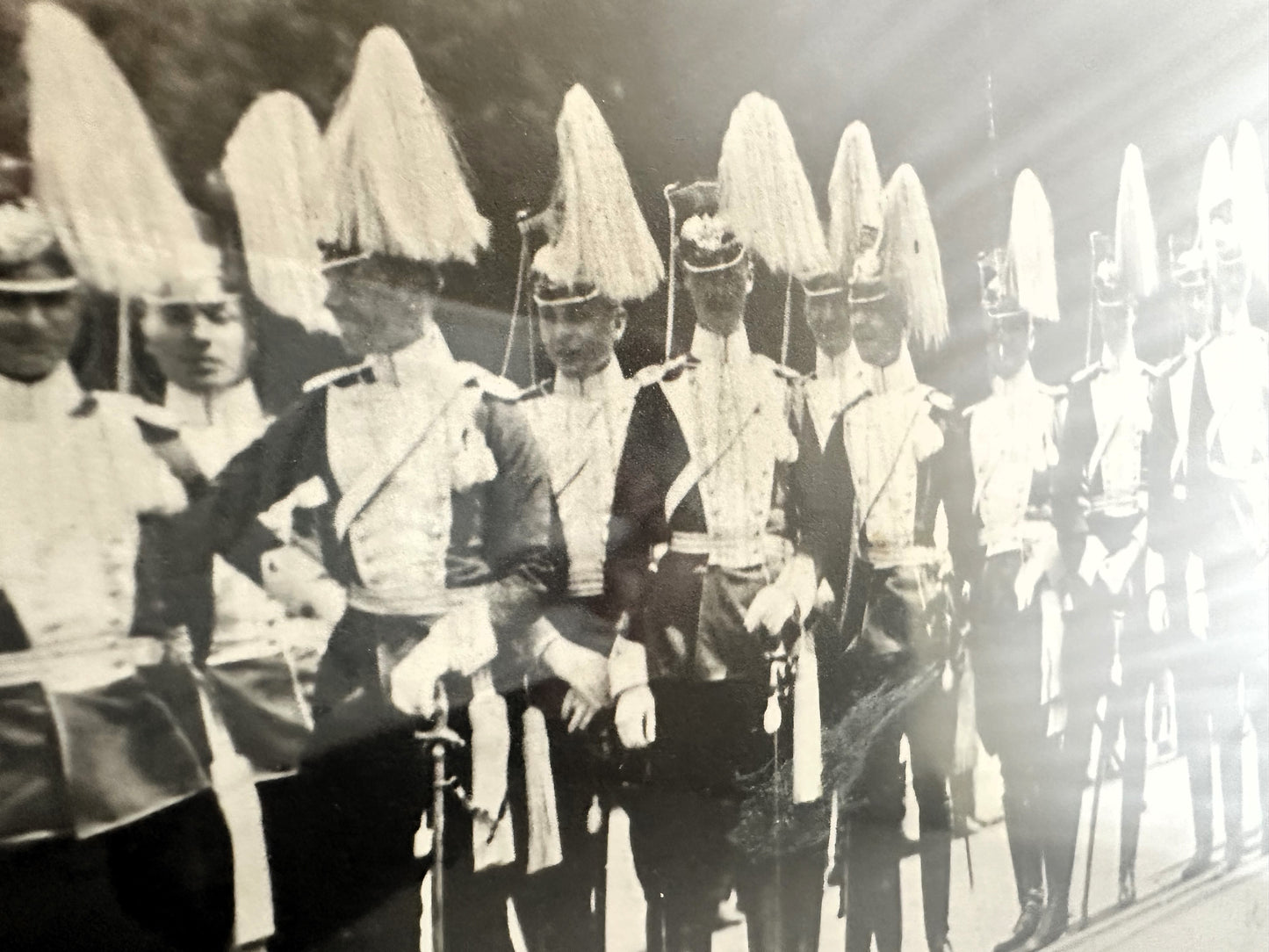 Framed Photograph of German Military Officers