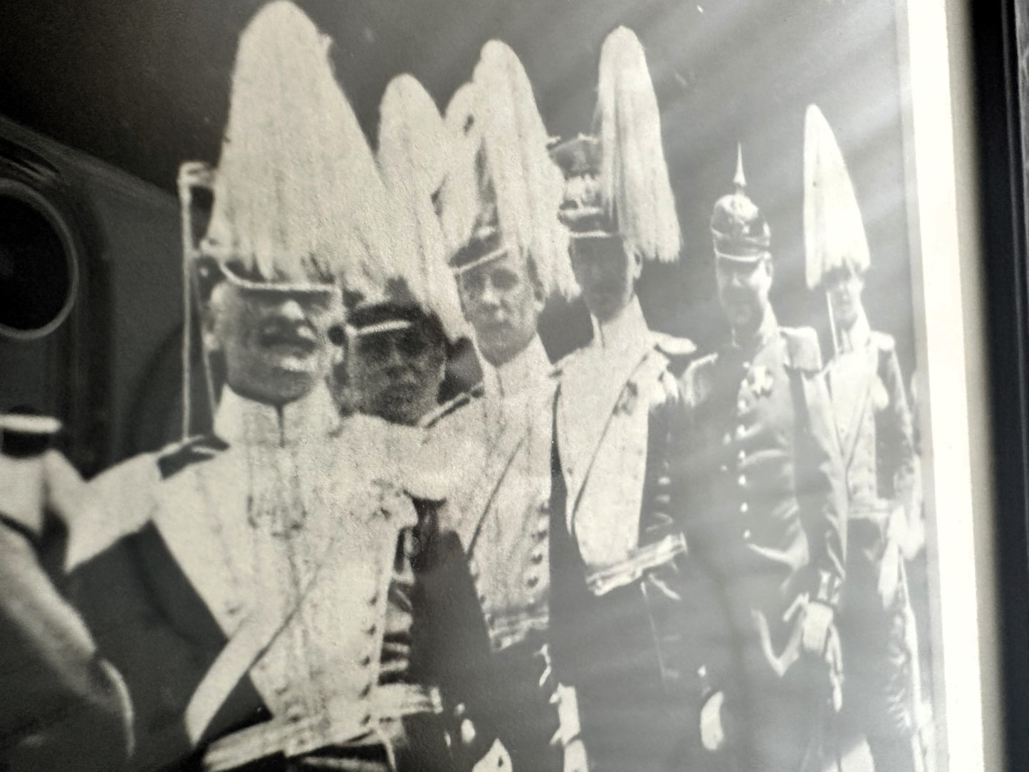 Framed Photograph of German Military Officers