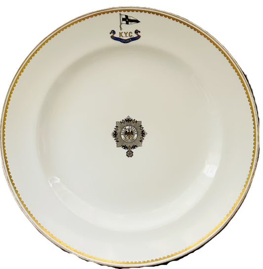 Kaiserliche Yacht Club Dinner Plate – Made by KPM Porcelain