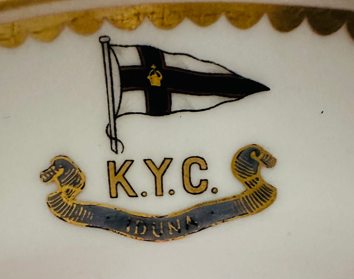 Kaiserliche Yacht Club Small Dinner Plate – KPM Porcelain