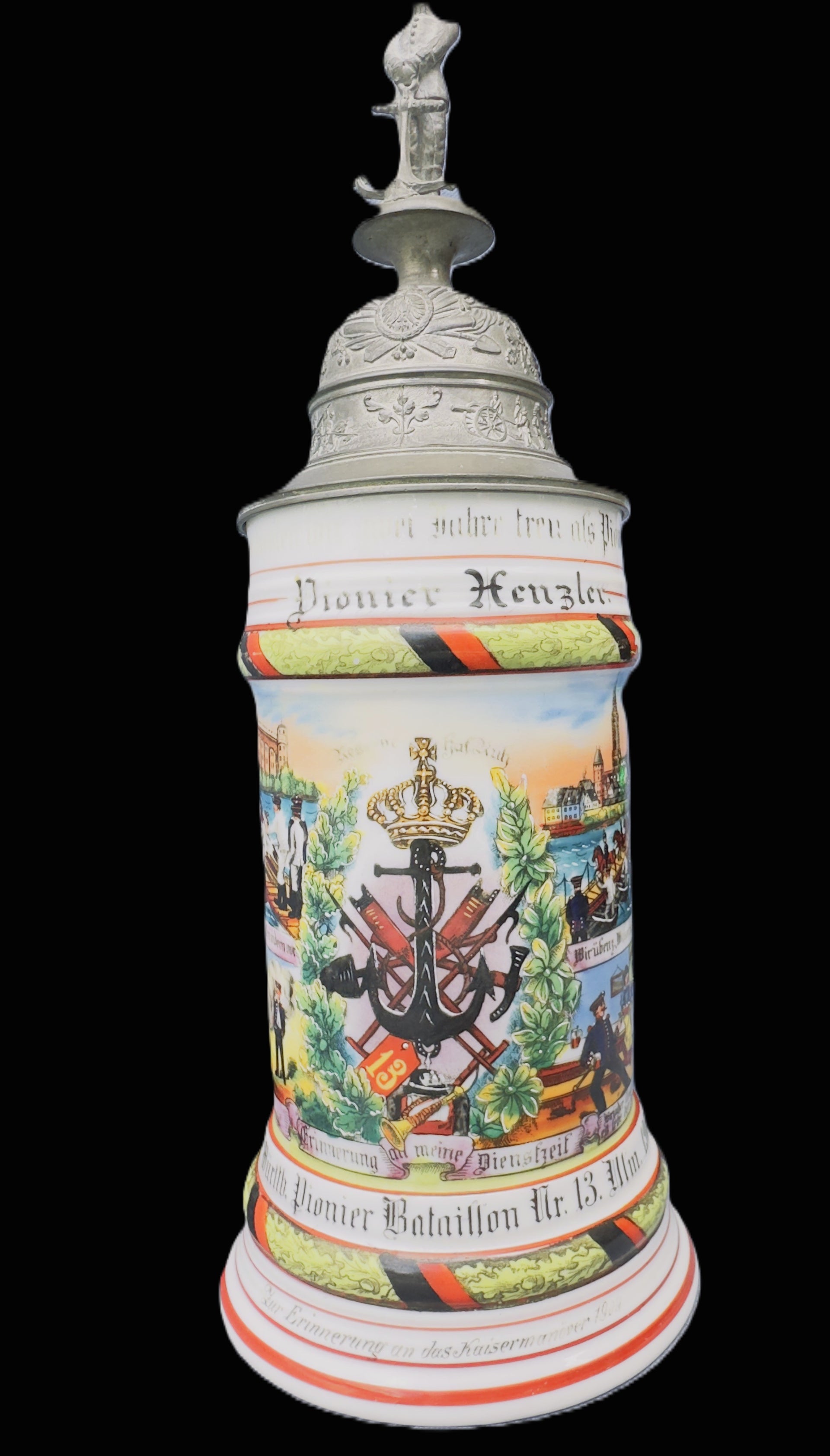 Imperial German Wurttemberg 13. Pionier Bataillon Reservist Stein 1908-10