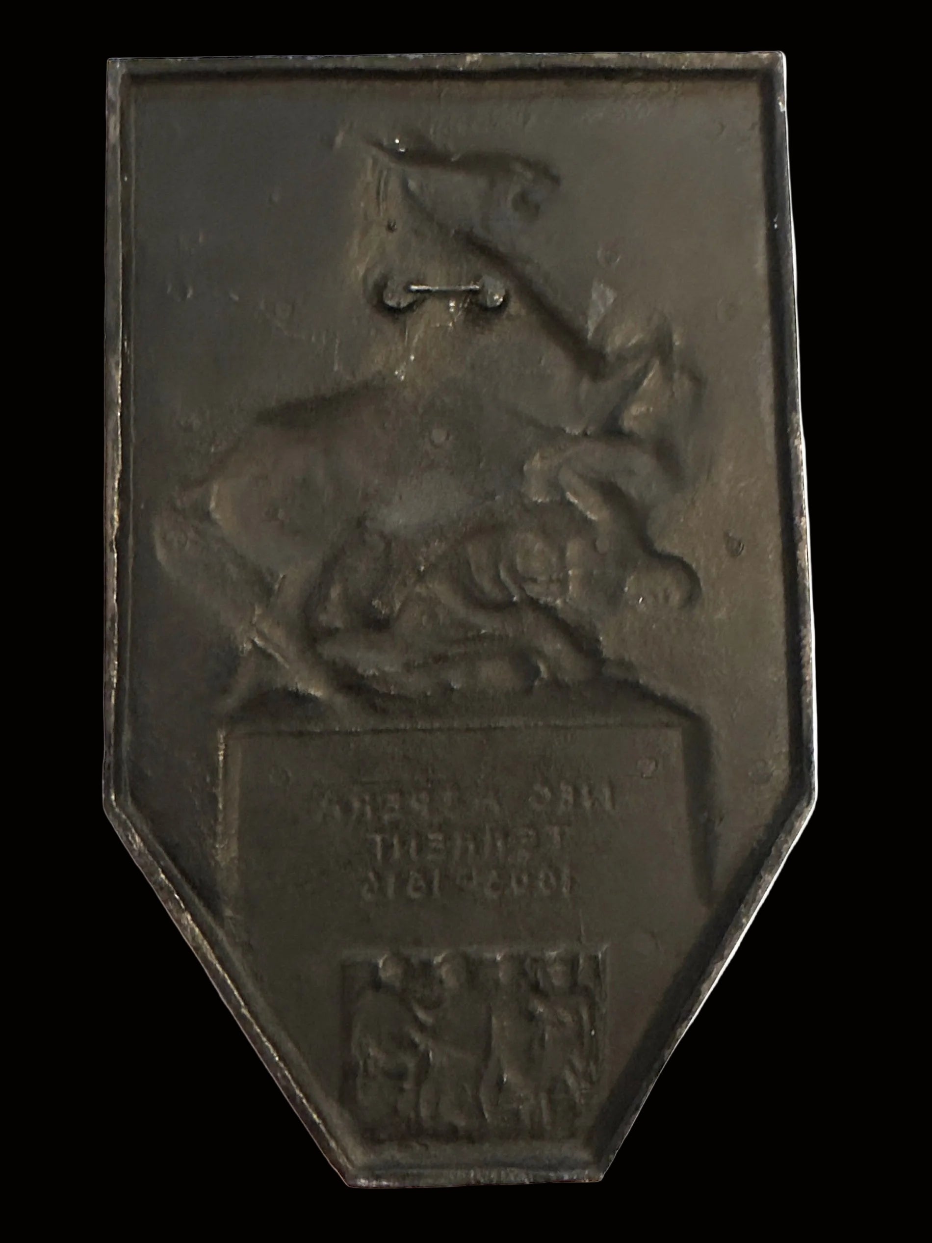 Hanover Kings German Legion Cast Iron Plaque Wedemeyer Nec Aspera Terrent