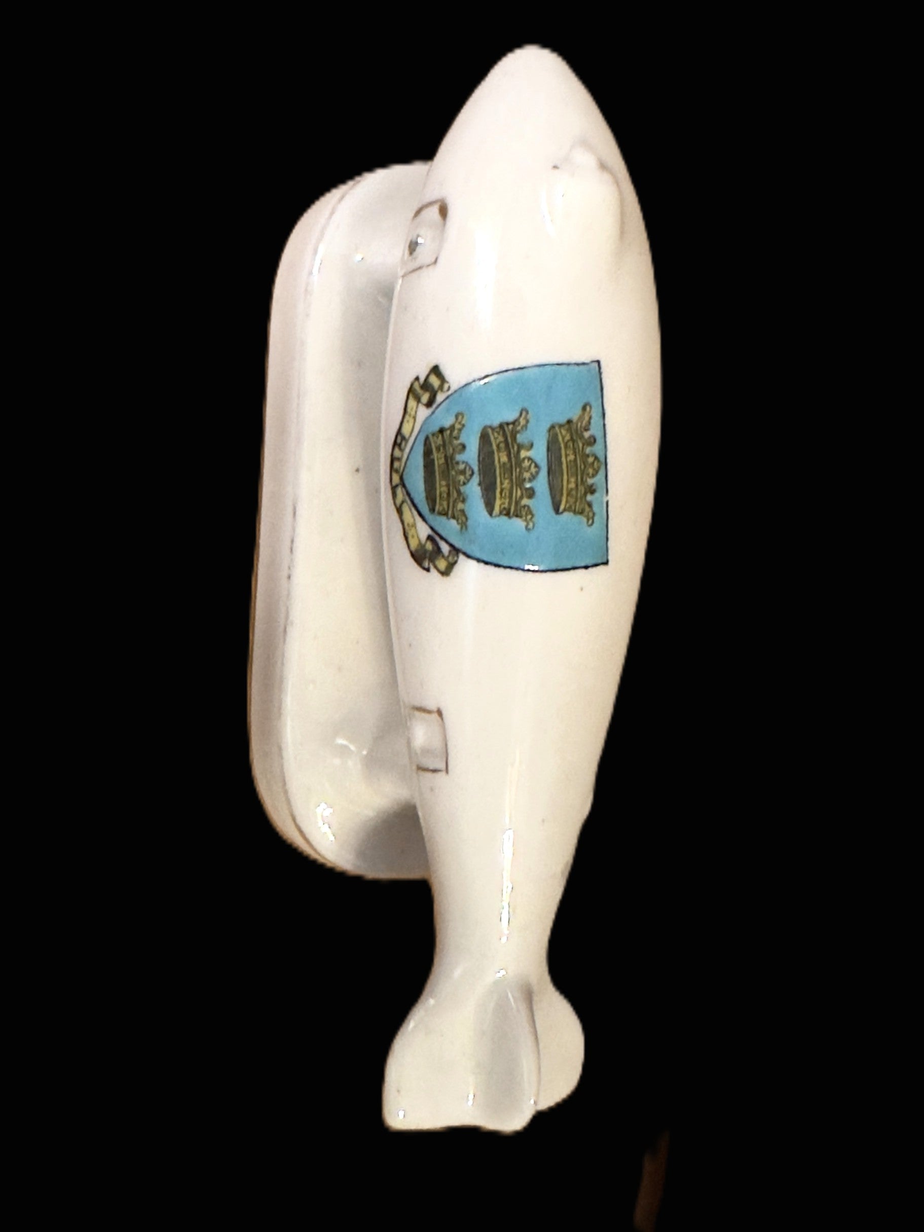 Arcadian Crested China Model British Airship Hull Arms WWI Souvenir Rd 657737