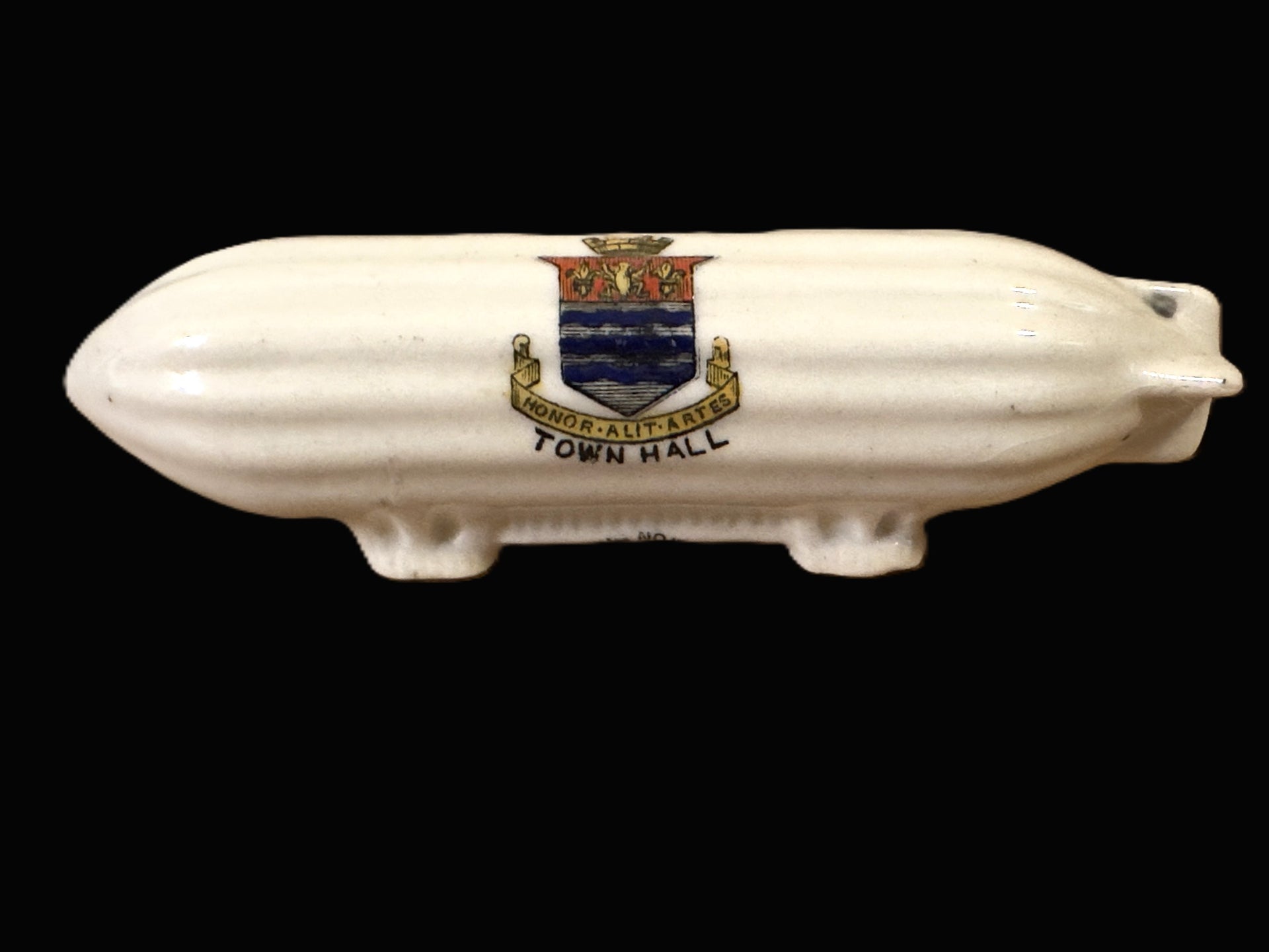 Carlton Crested China Model Airship Armistice 1918 Victory of Justice Southport
