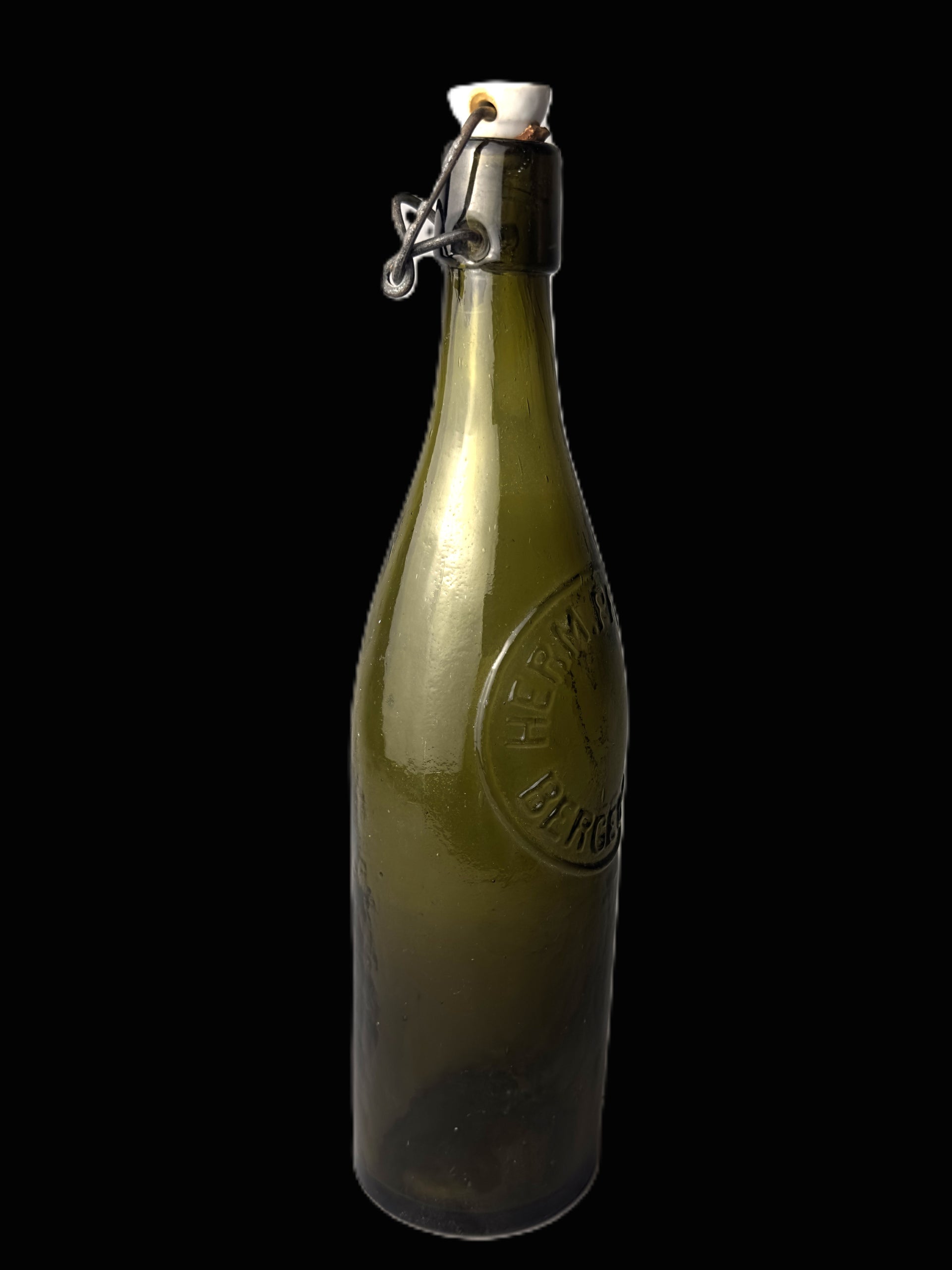 Hermann Peters Bergedorf Stoneware Stopper Beer Bottle