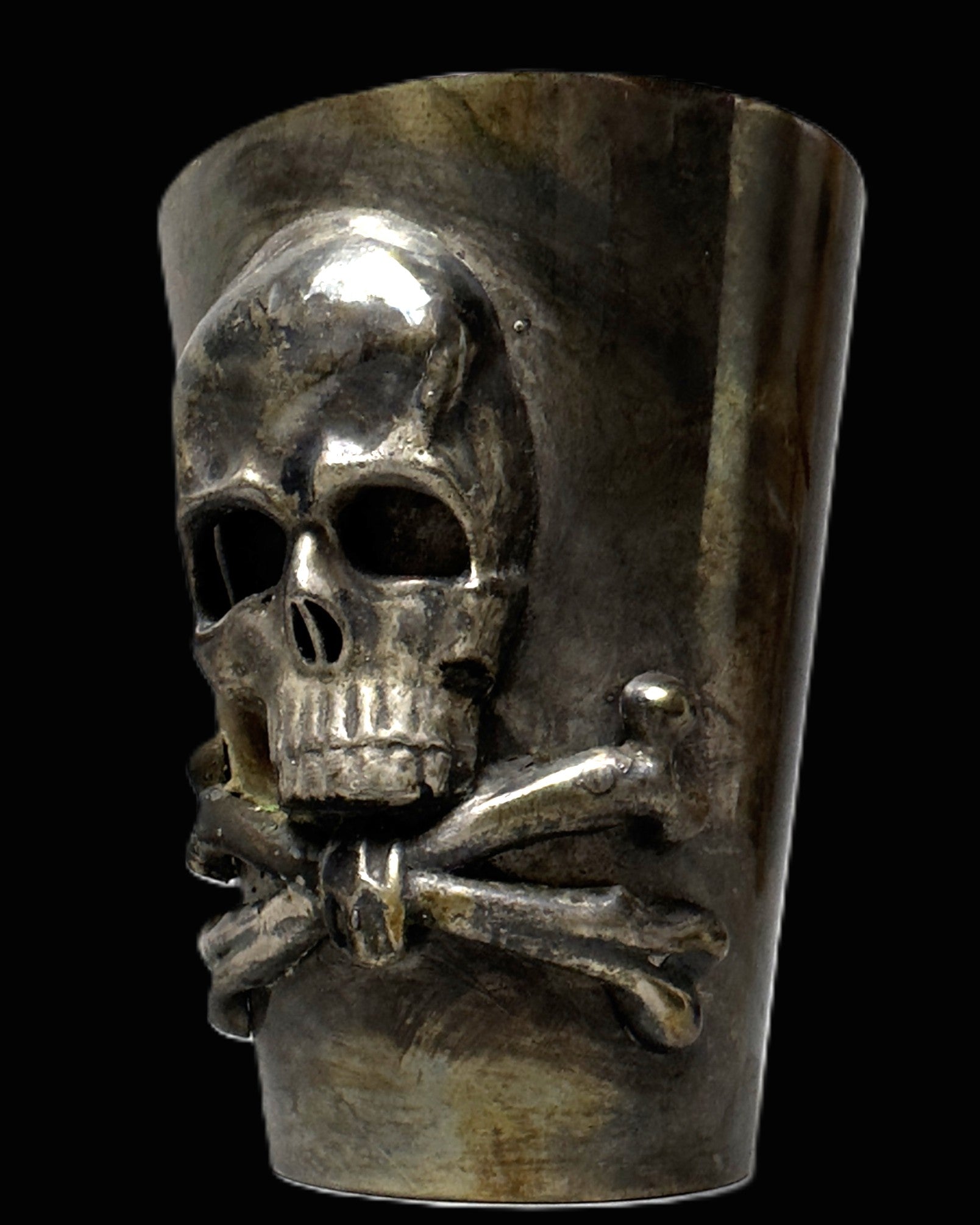 Imperial German Wilkens Totenkopf Skull and Crossbones Beaker “Fritz”