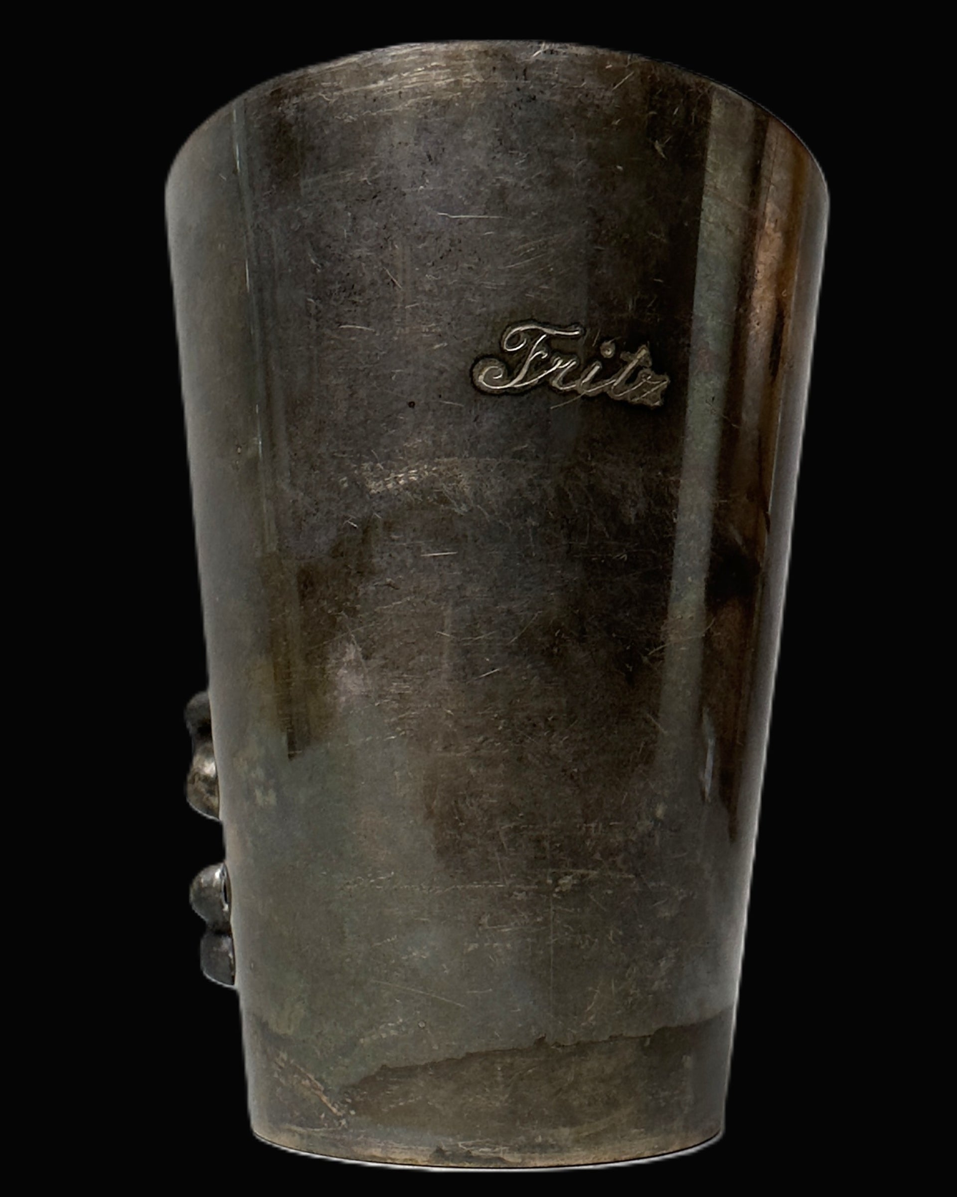 Imperial German Wilkens Totenkopf Skull and Crossbones Beaker “Fritz”
