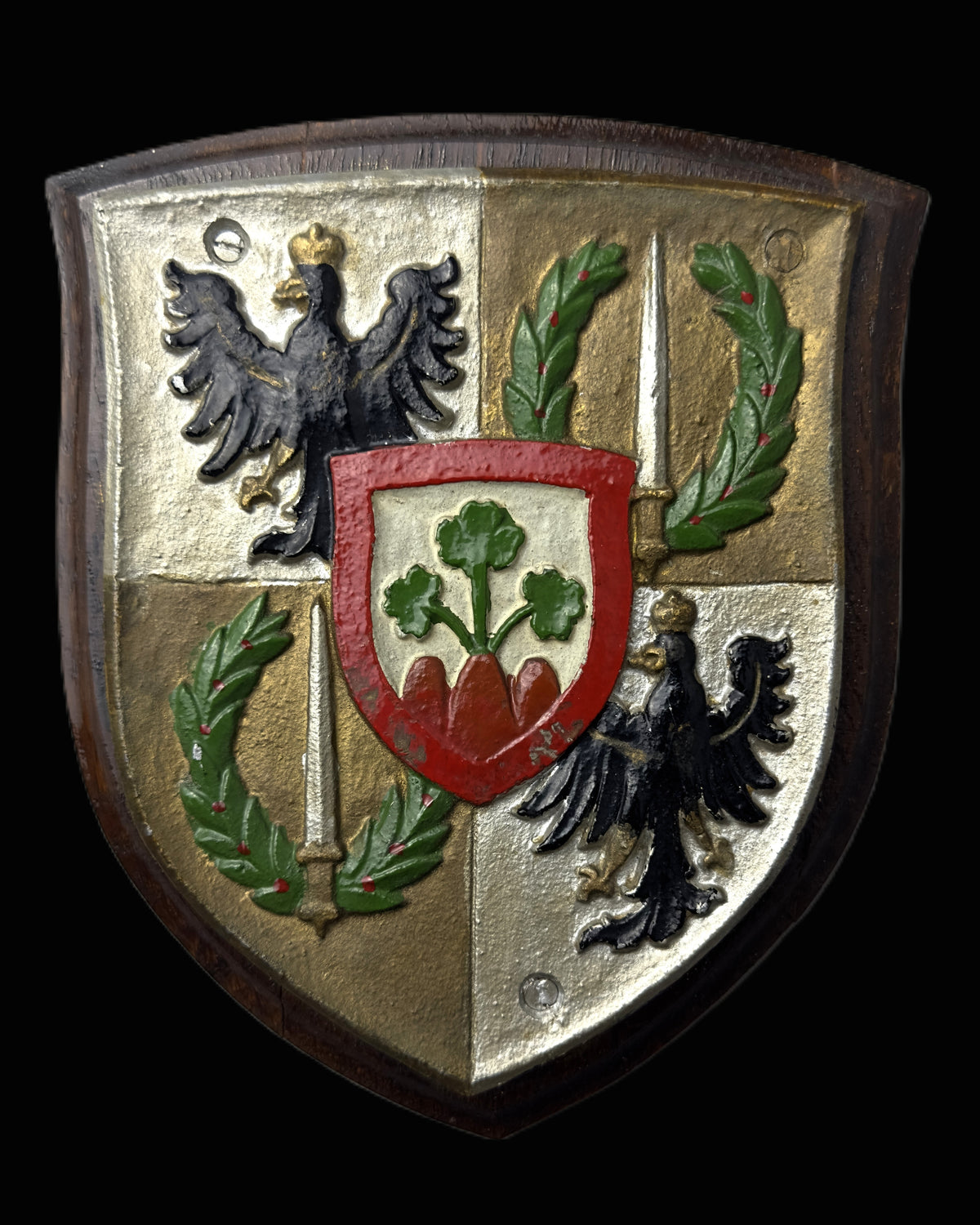 German Battleship Gneisenau Ship Crest by Gustav Becker, Wilhelmshaven