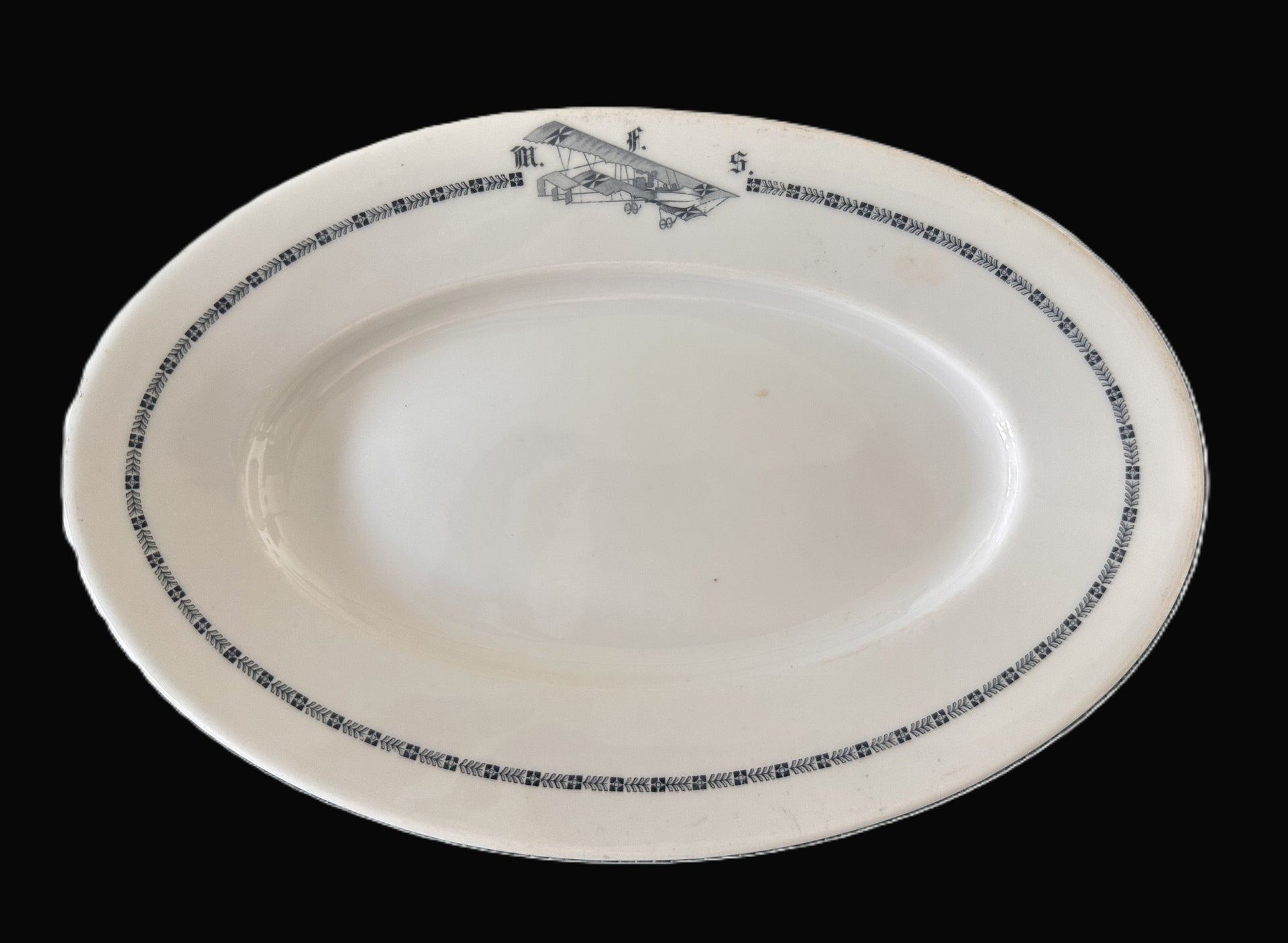 Imperial German Military Flight School (M.F.S.) Mess Hall Platter