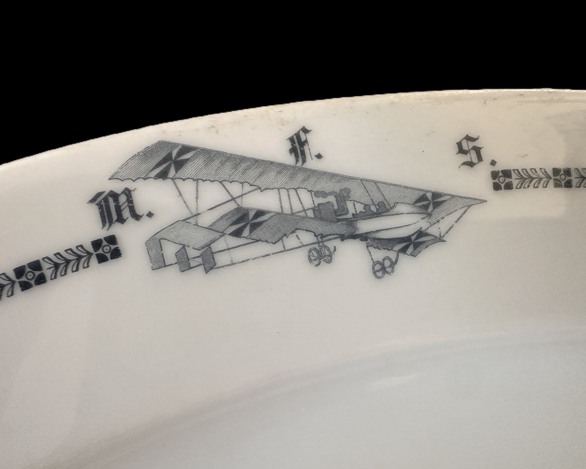 Imperial German Military Flight School (M.F.S.) Mess Hall Platter