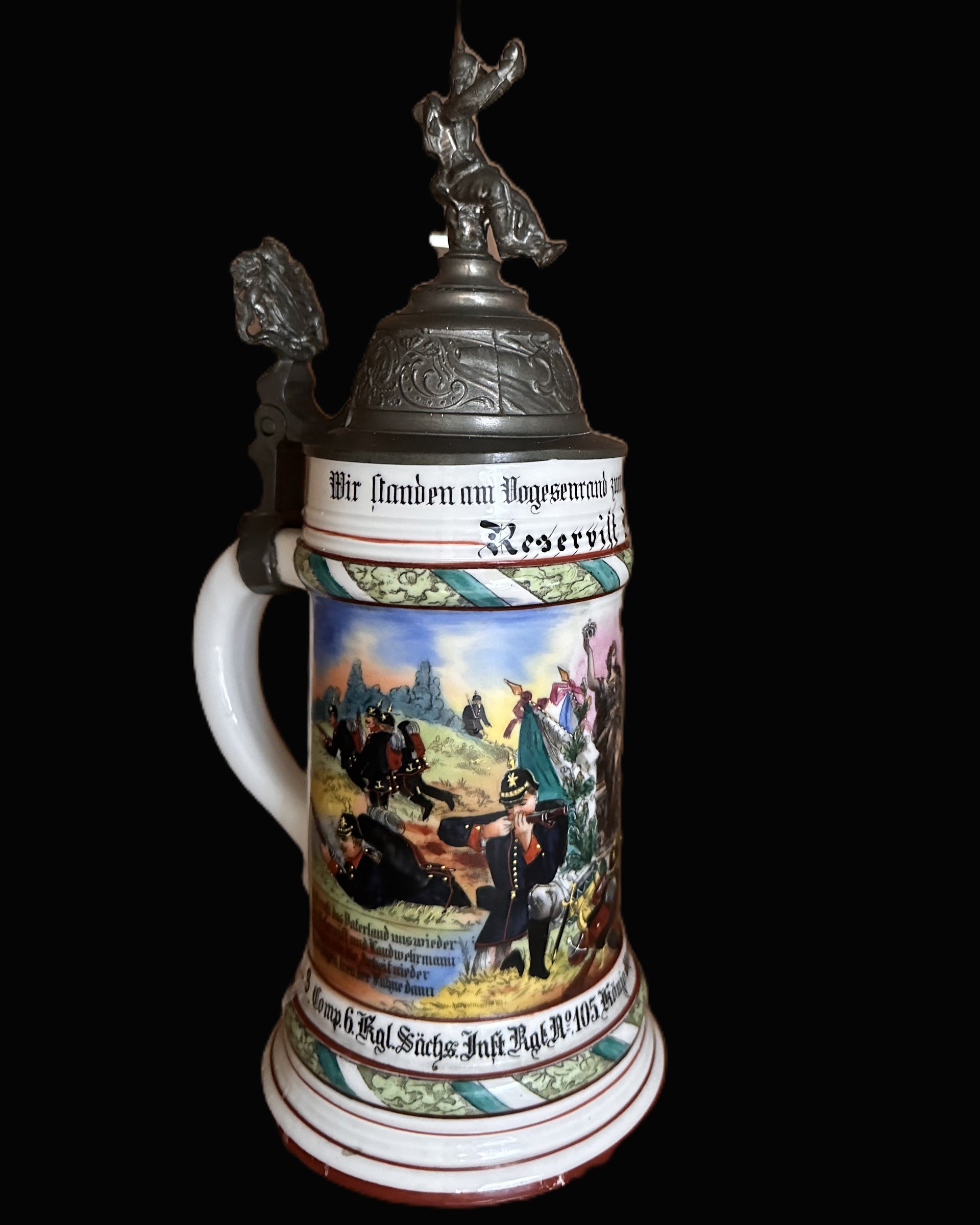 Saxon Reserve Infantry Regimental Stein – 3. Kompagnie, Königl. Sächs. 6. Infanterie-Regiment Nr. 105, Straßburg, 1904–1906