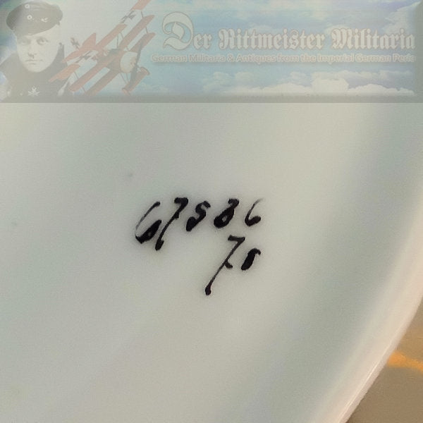 RARE GERMAN TABLEWARE DINING SET – Exquisite 22K Gold Trimmed Porcelain - Derrittmeister Militaria Group