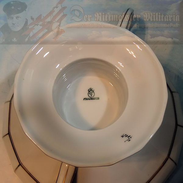 RARE GERMAN TABLEWARE DINING SET – Exquisite 22K Gold Trimmed Porcelain - Derrittmeister Militaria Group