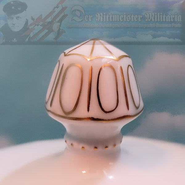 RARE GERMAN TABLEWARE DINING SET – Exquisite 22K Gold Trimmed Porcelain - Derrittmeister Militaria Group