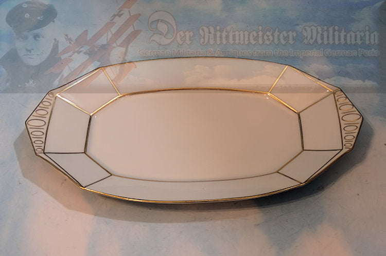 RARE GERMAN TABLEWARE DINING SET – Exquisite 22K Gold Trimmed Porcelain - Derrittmeister Militaria Group