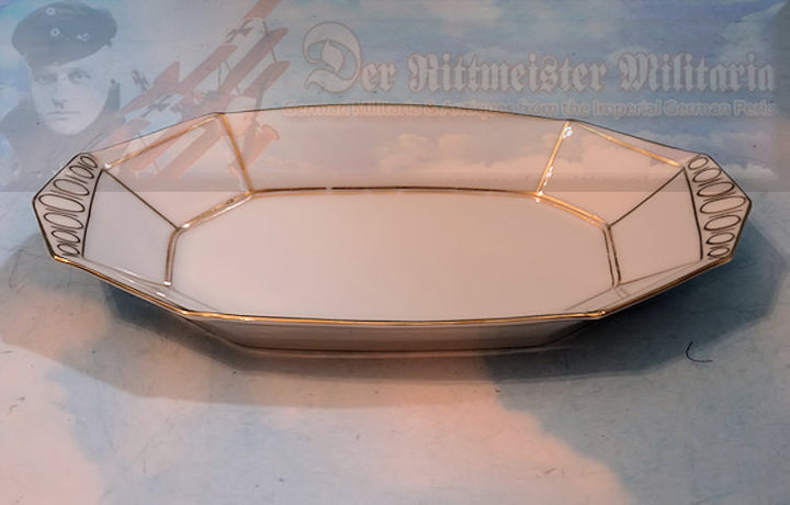 RARE GERMAN TABLEWARE DINING SET – Exquisite 22K Gold Trimmed Porcelain - Derrittmeister Militaria Group