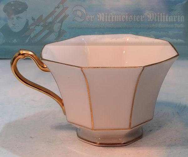 RARE GERMAN TABLEWARE DINING SET – Exquisite 22K Gold Trimmed Porcelain - Derrittmeister Militaria Group
