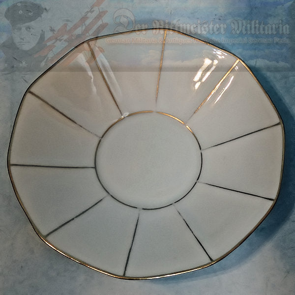 RARE GERMAN TABLEWARE DINING SET – Exquisite 22K Gold Trimmed Porcelain - Derrittmeister Militaria Group