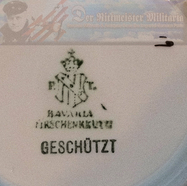 RARE GERMAN TABLEWARE DINING SET – Exquisite 22K Gold Trimmed Porcelain - Derrittmeister Militaria Group