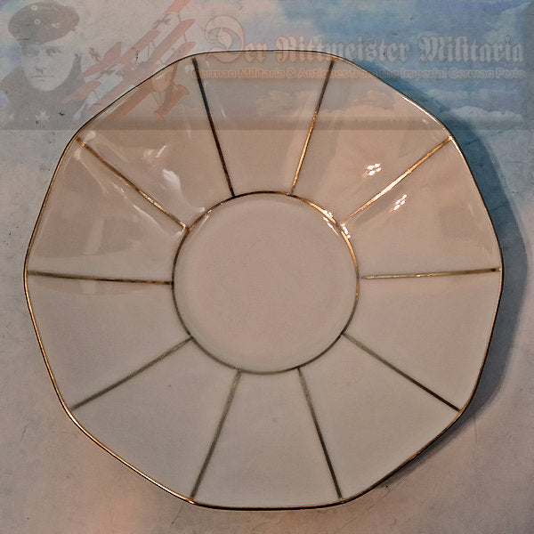 RARE GERMAN TABLEWARE DINING SET – Exquisite 22K Gold Trimmed Porcelain - Derrittmeister Militaria Group