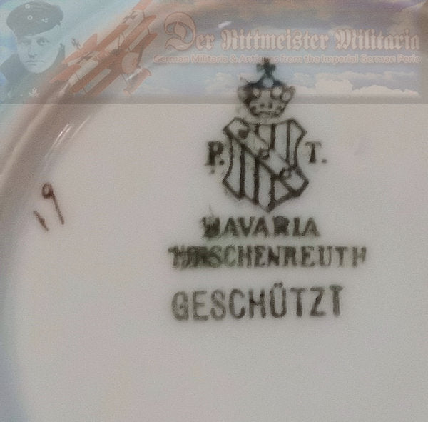 RARE GERMAN TABLEWARE DINING SET – Exquisite 22K Gold Trimmed Porcelain - Derrittmeister Militaria Group