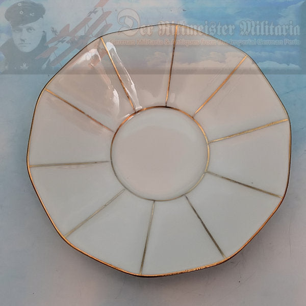 RARE GERMAN TABLEWARE DINING SET – Exquisite 22K Gold Trimmed Porcelain - Derrittmeister Militaria Group