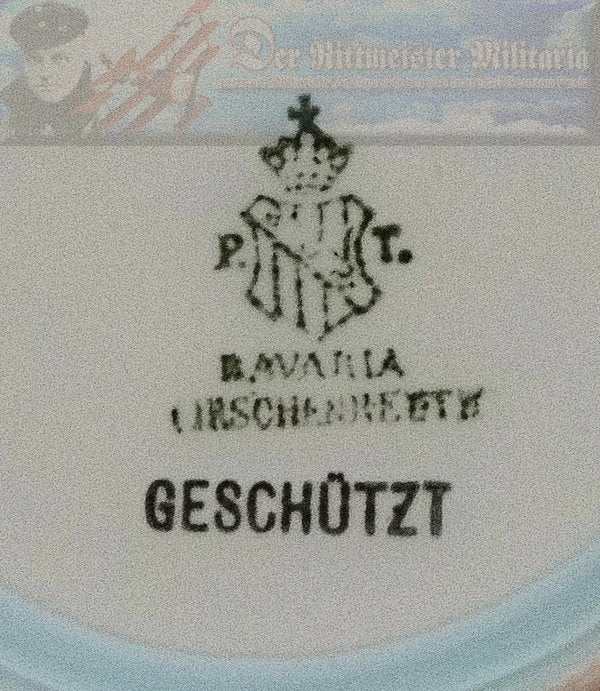 RARE GERMAN TABLEWARE DINING SET – Exquisite 22K Gold Trimmed Porcelain - Derrittmeister Militaria Group
