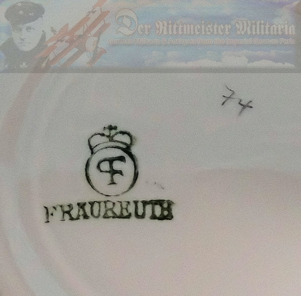 RARE GERMAN TABLEWARE DINING SET – Exquisite 22K Gold Trimmed Porcelain - Derrittmeister Militaria Group